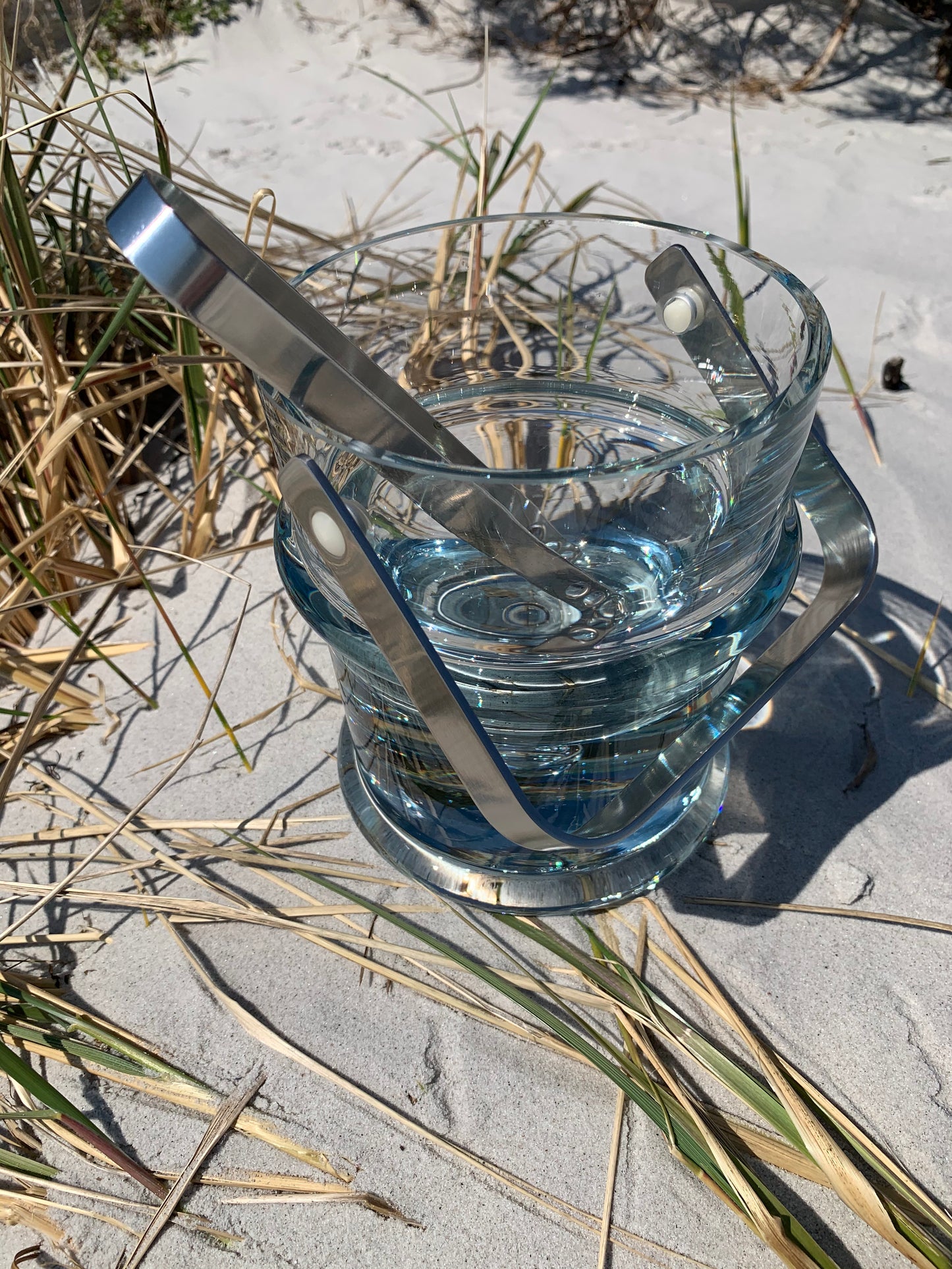 Holmegaard Eiskübel mit Stelton-Zange
