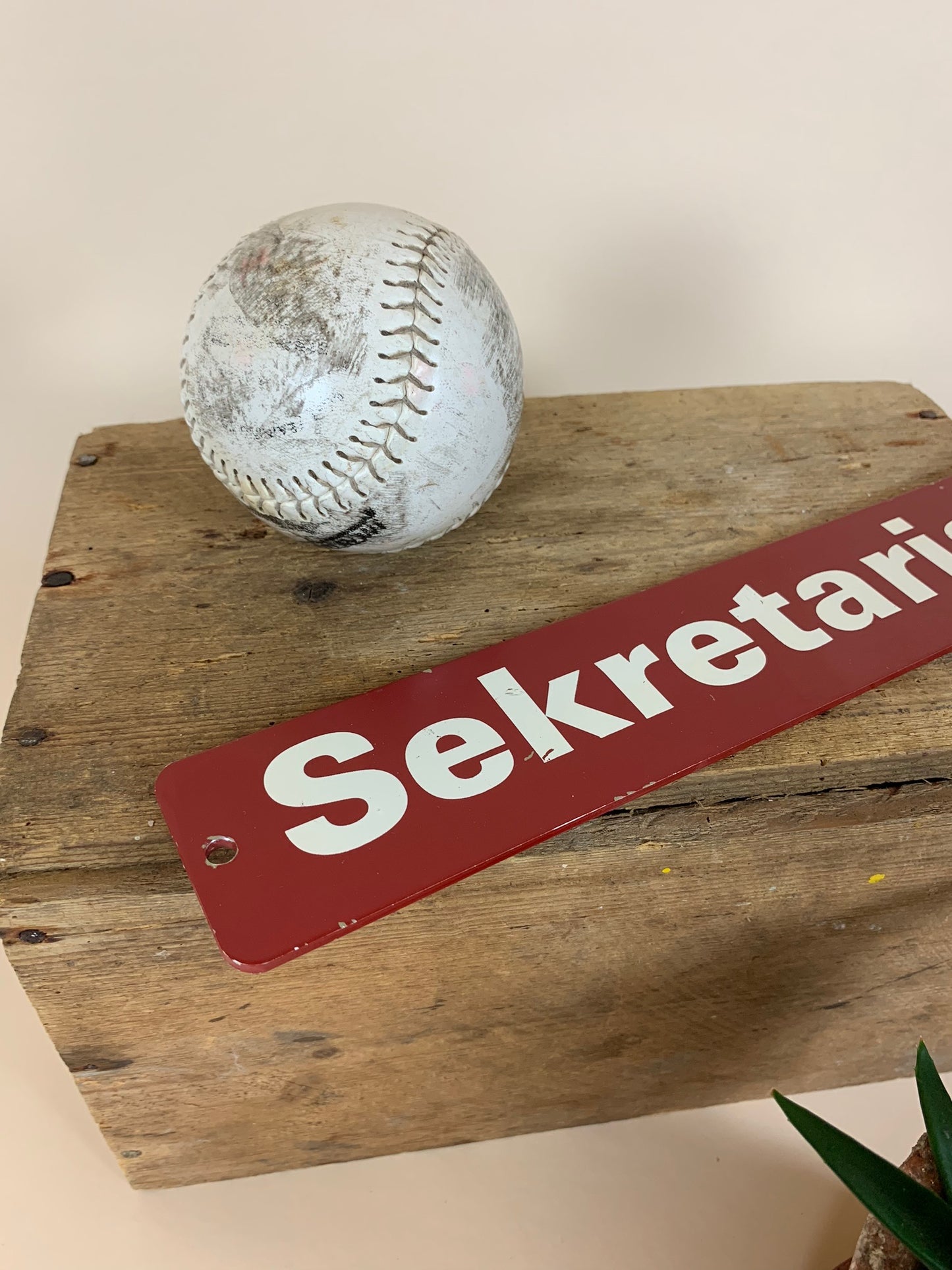 Lustiges Schild - Sekretariat