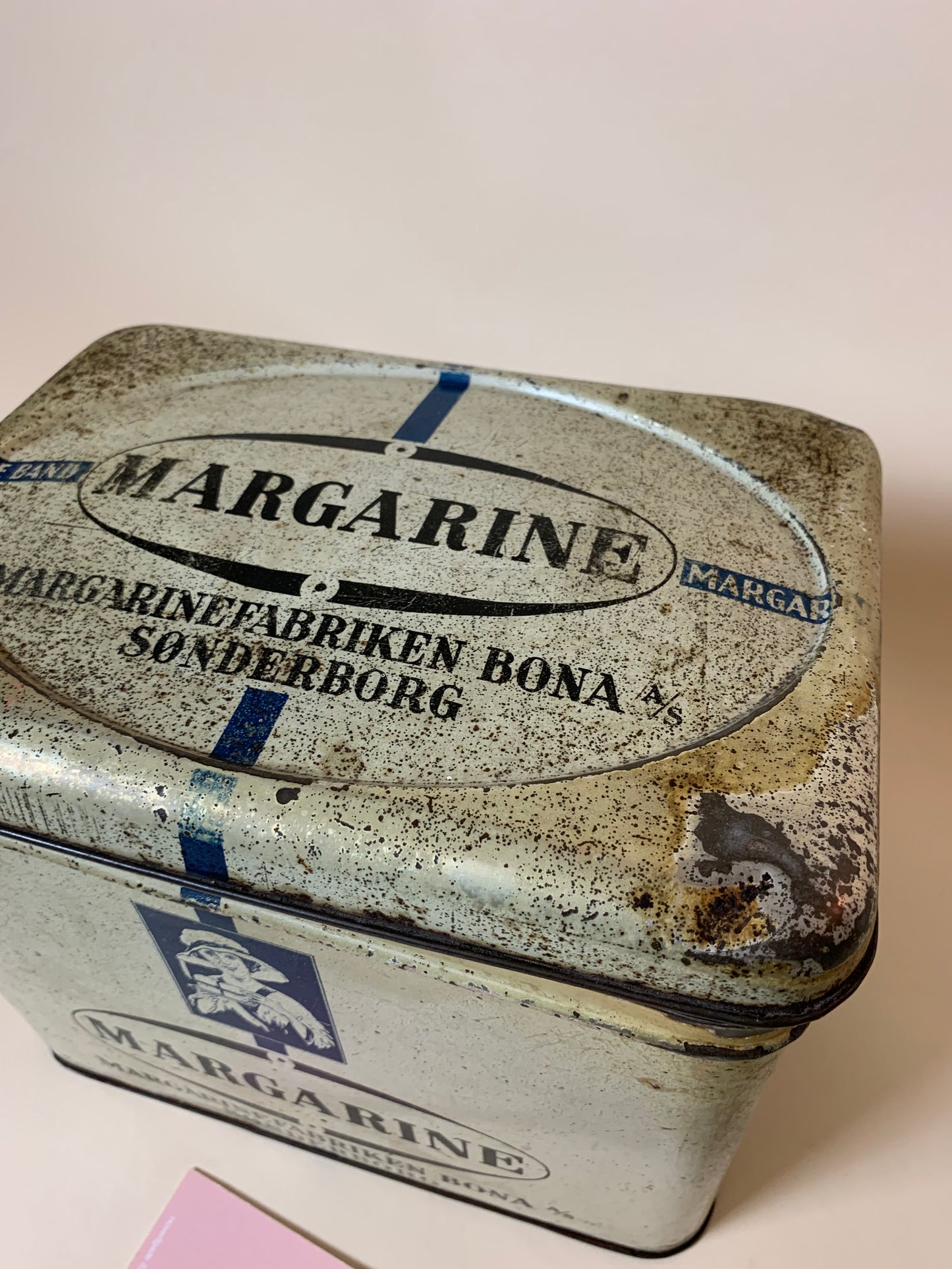 Schöne alte Margarinedose aus Sønderborg