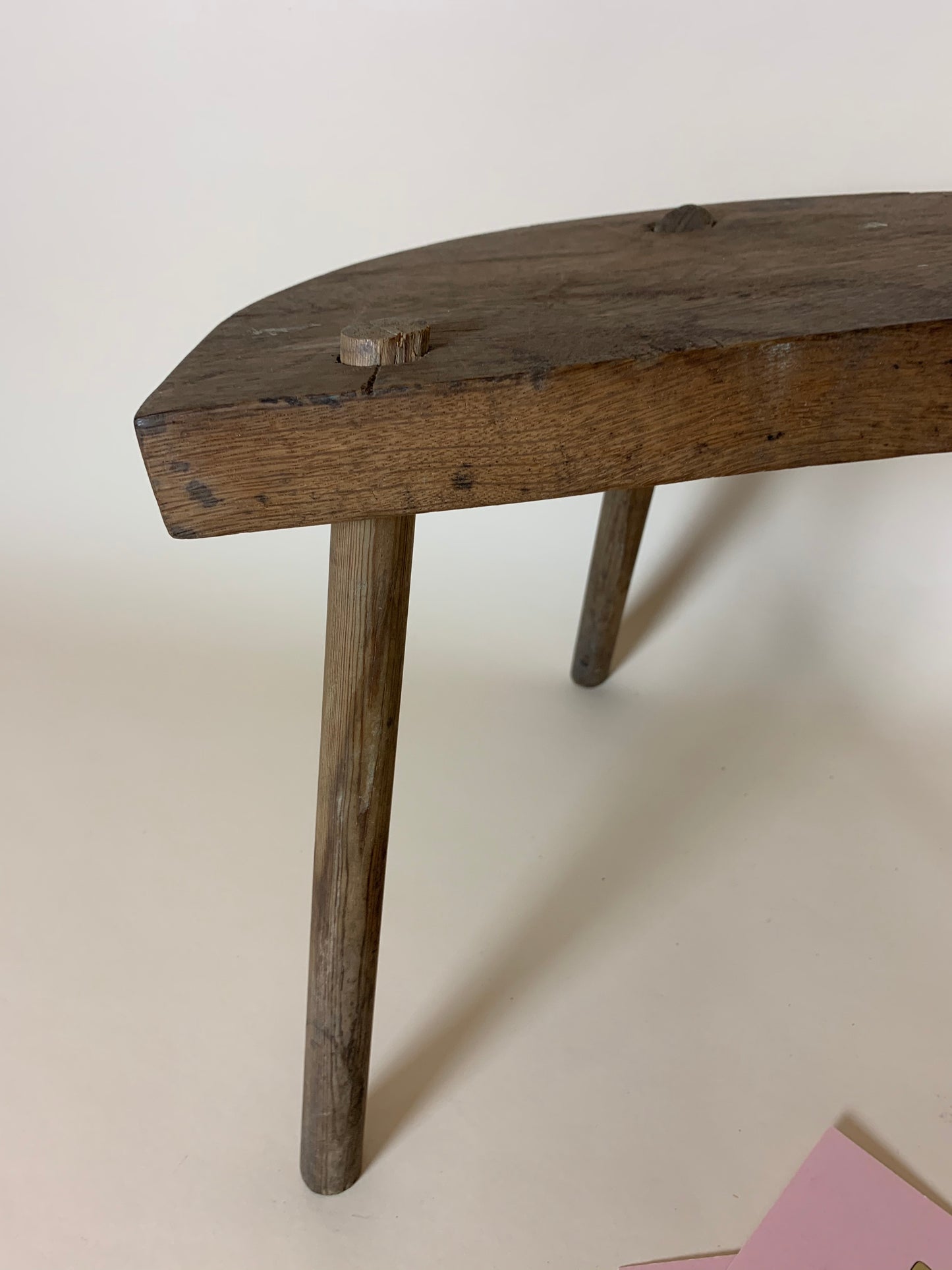 Melkschemel aus Holz