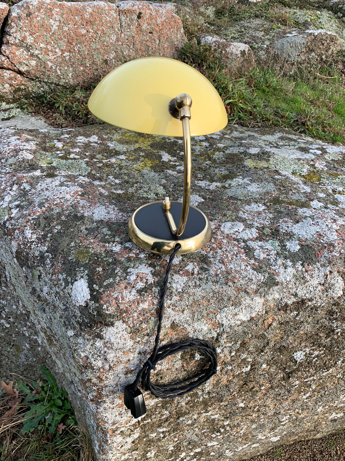 Helo Vintage Lampe - Gelb
