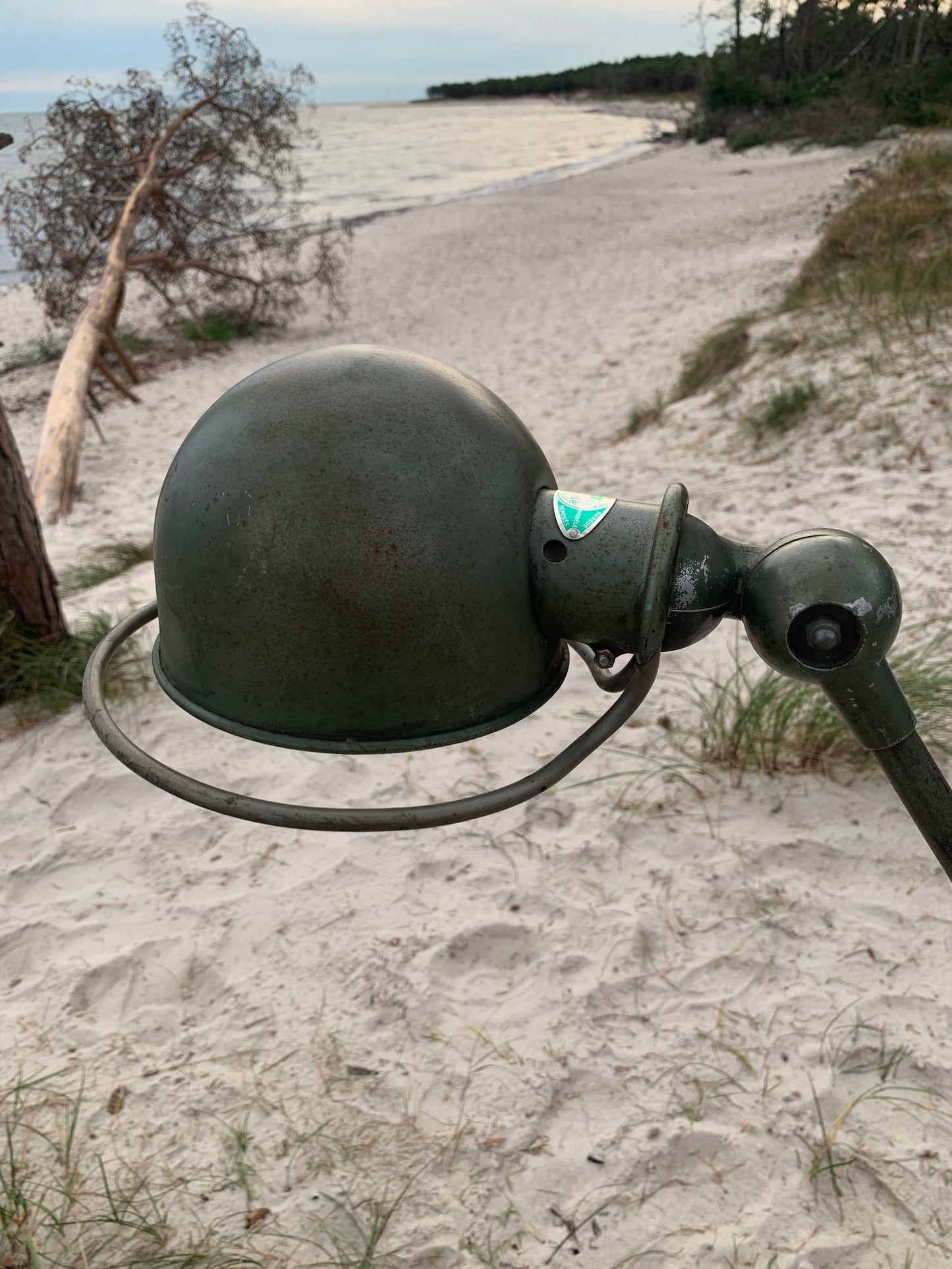 Jieldé Stehlampe mit 3 Armen - Grün