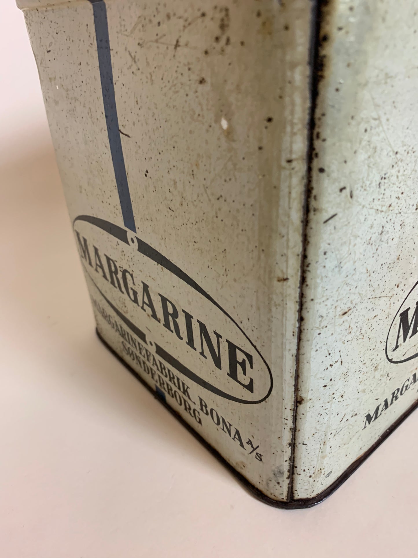 Schöne alte Margarinedose aus Sønderborg
