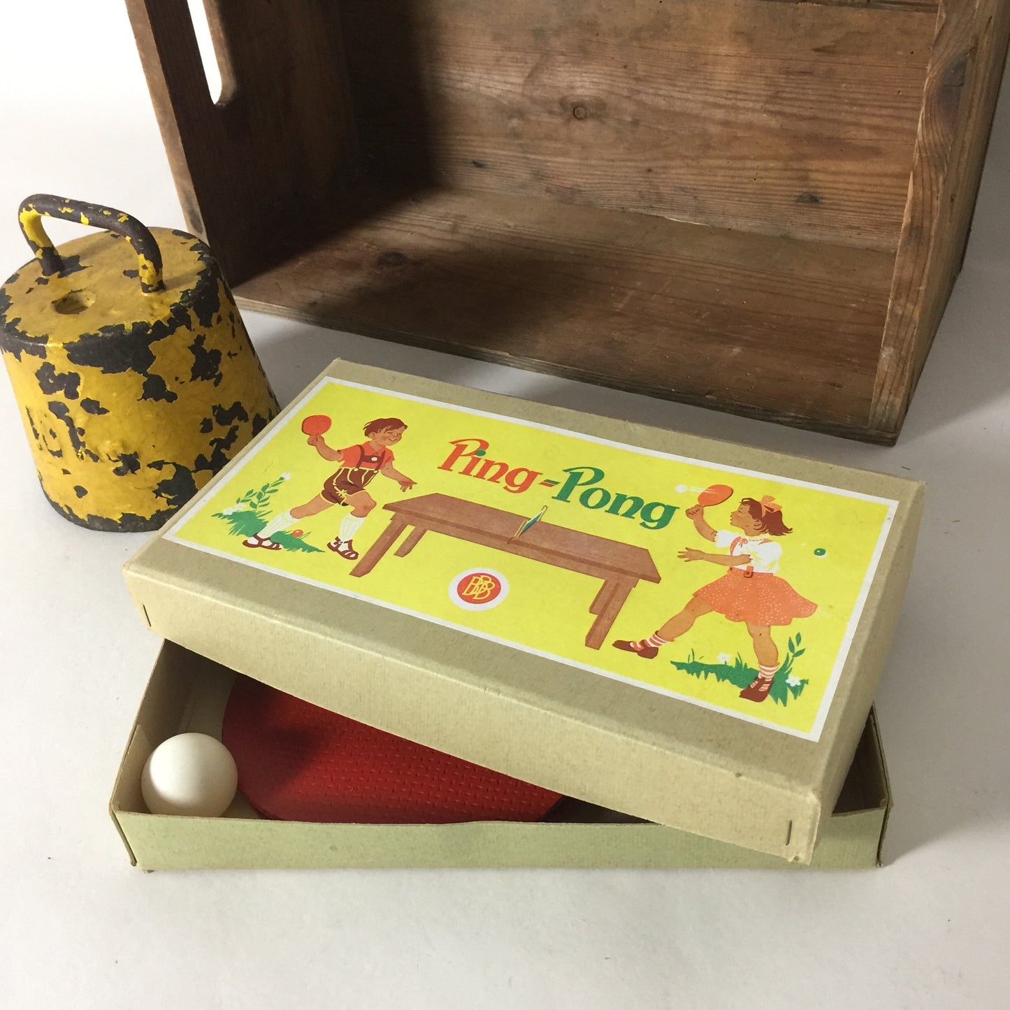 Tischtennis in Originalverpackung