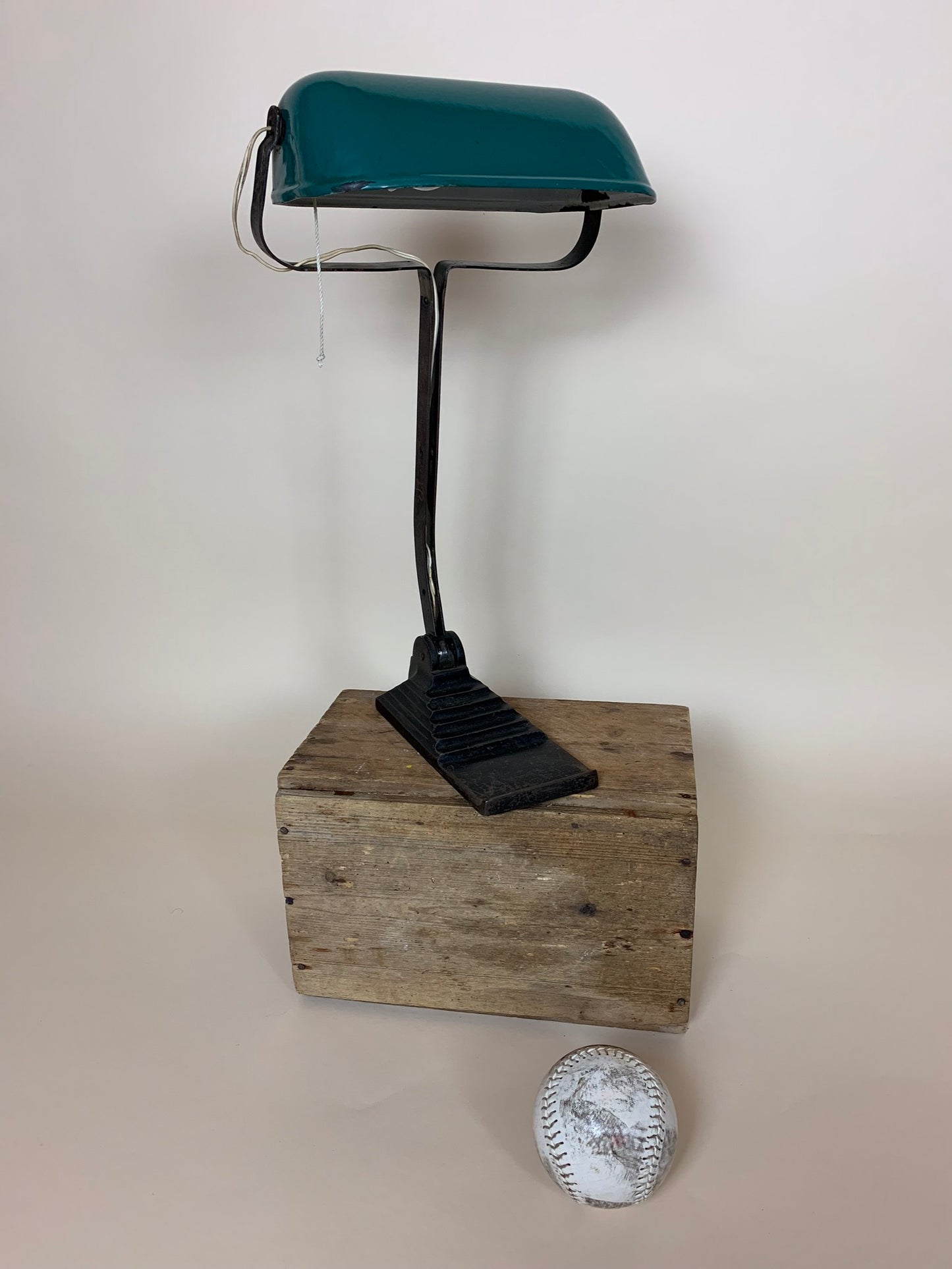 Alte Erpe Schreibtischlampe aus Belgien