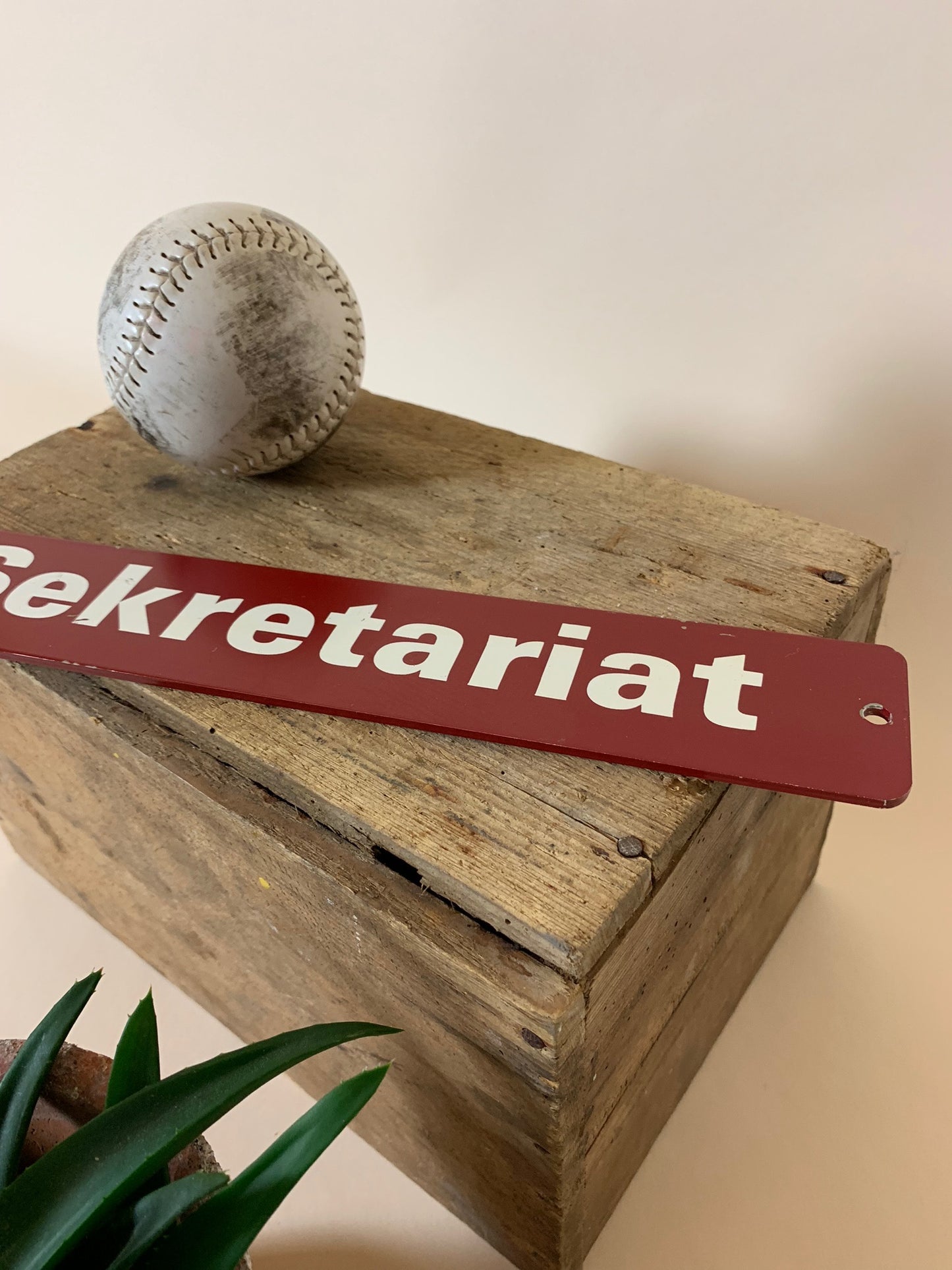Lustiges Schild - Sekretariat
