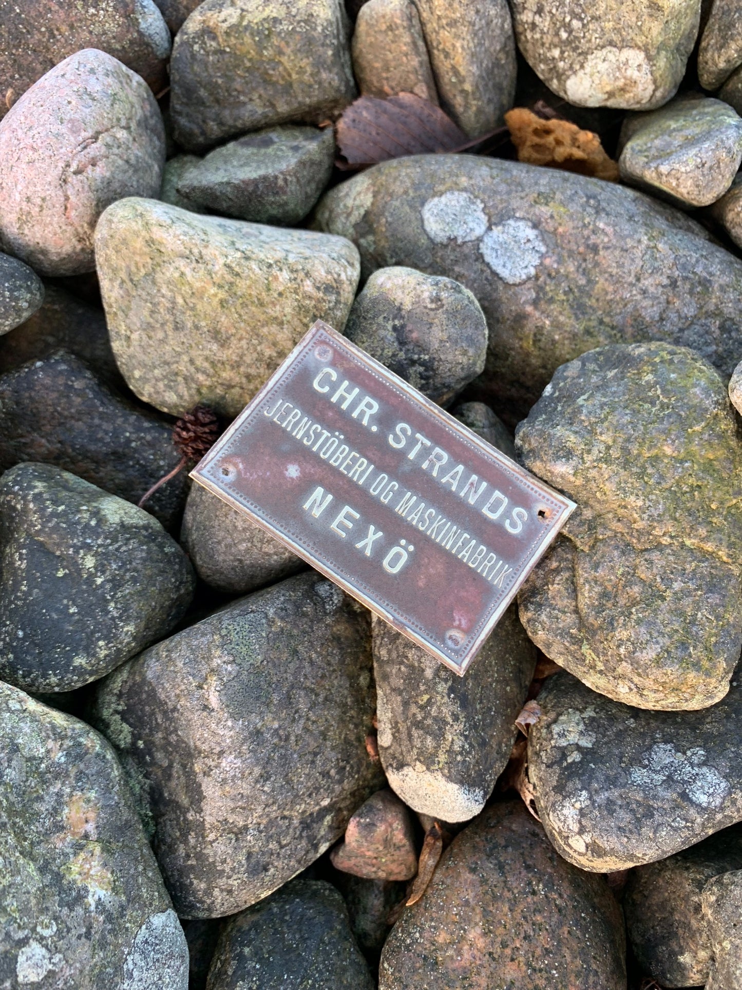 Lustiges kleines Schild von Nexø