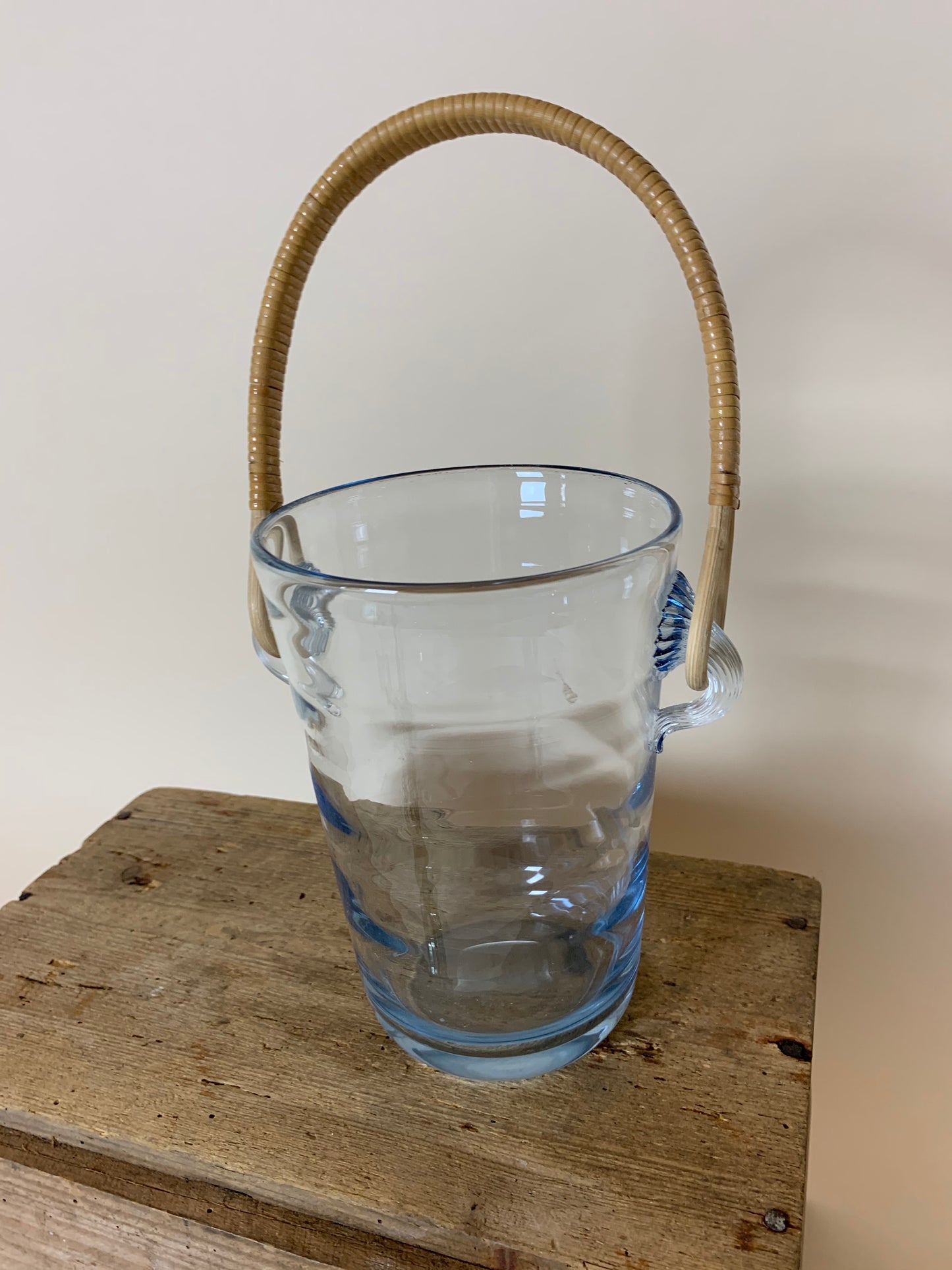 Eiskübel von Holmegaard aus Glas mit Griff