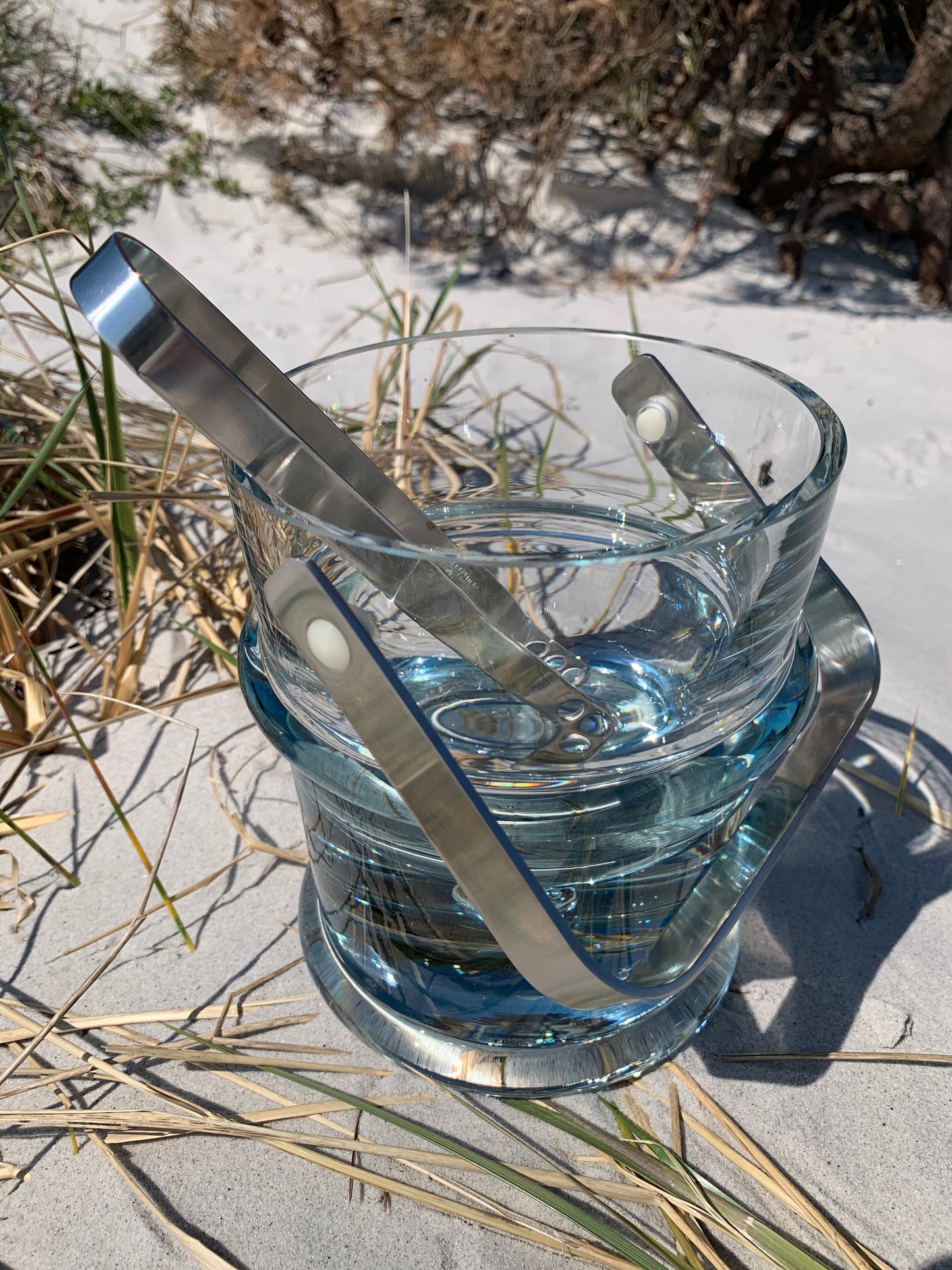 Holmegaard Eiskübel mit Stelton-Zange