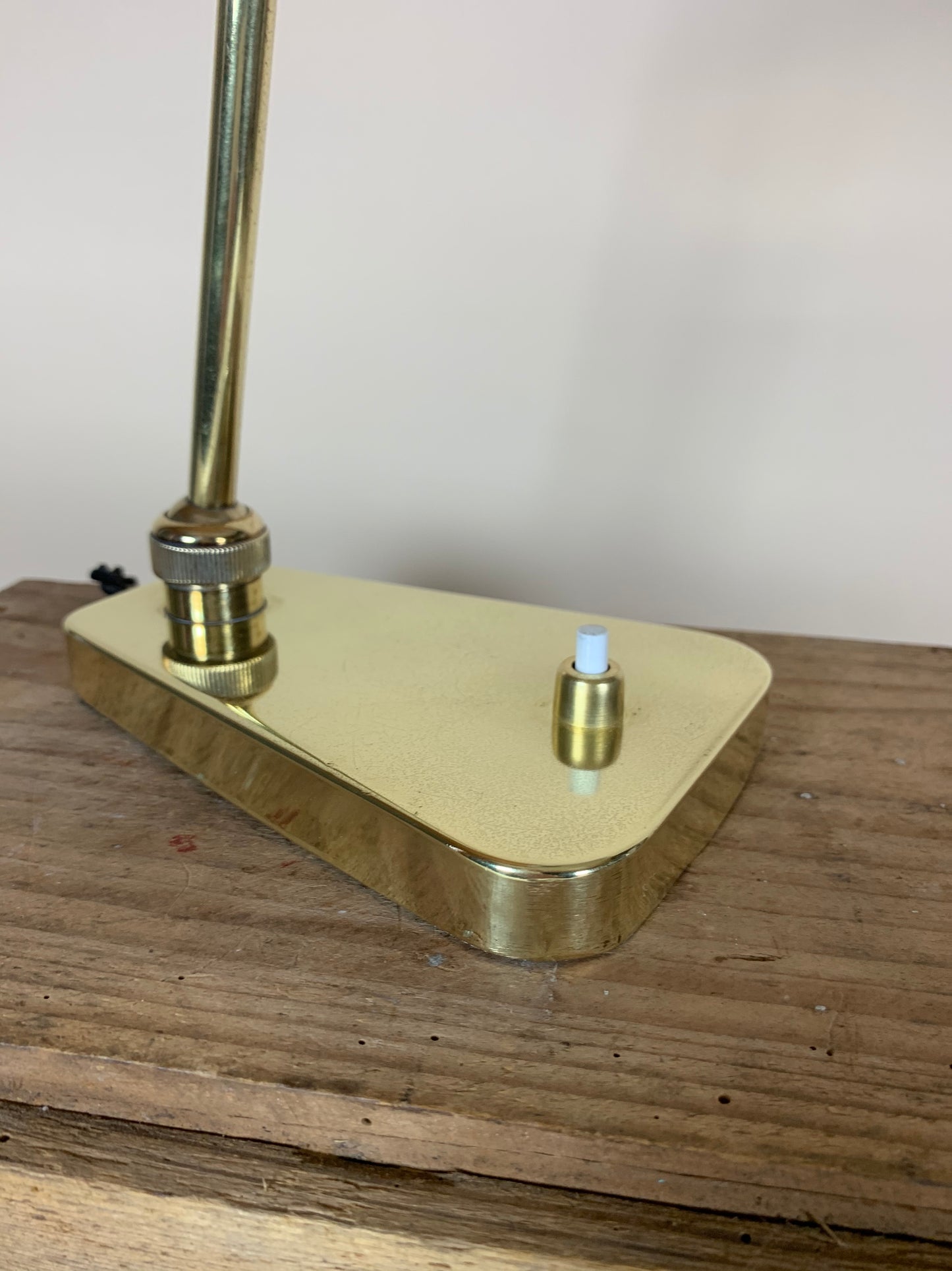 Schöne kleine Messinglampe aus Italien