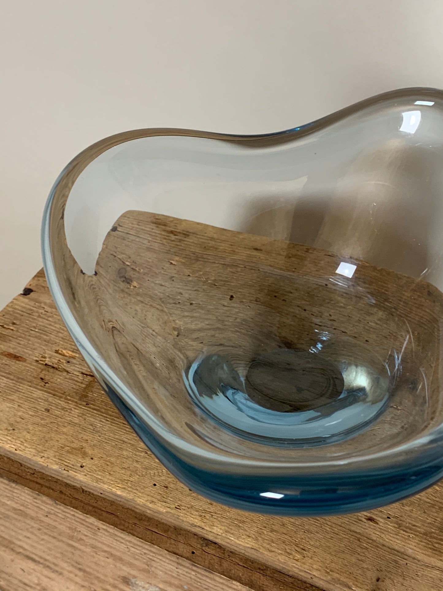 Holmegaard Glasschale - Blau