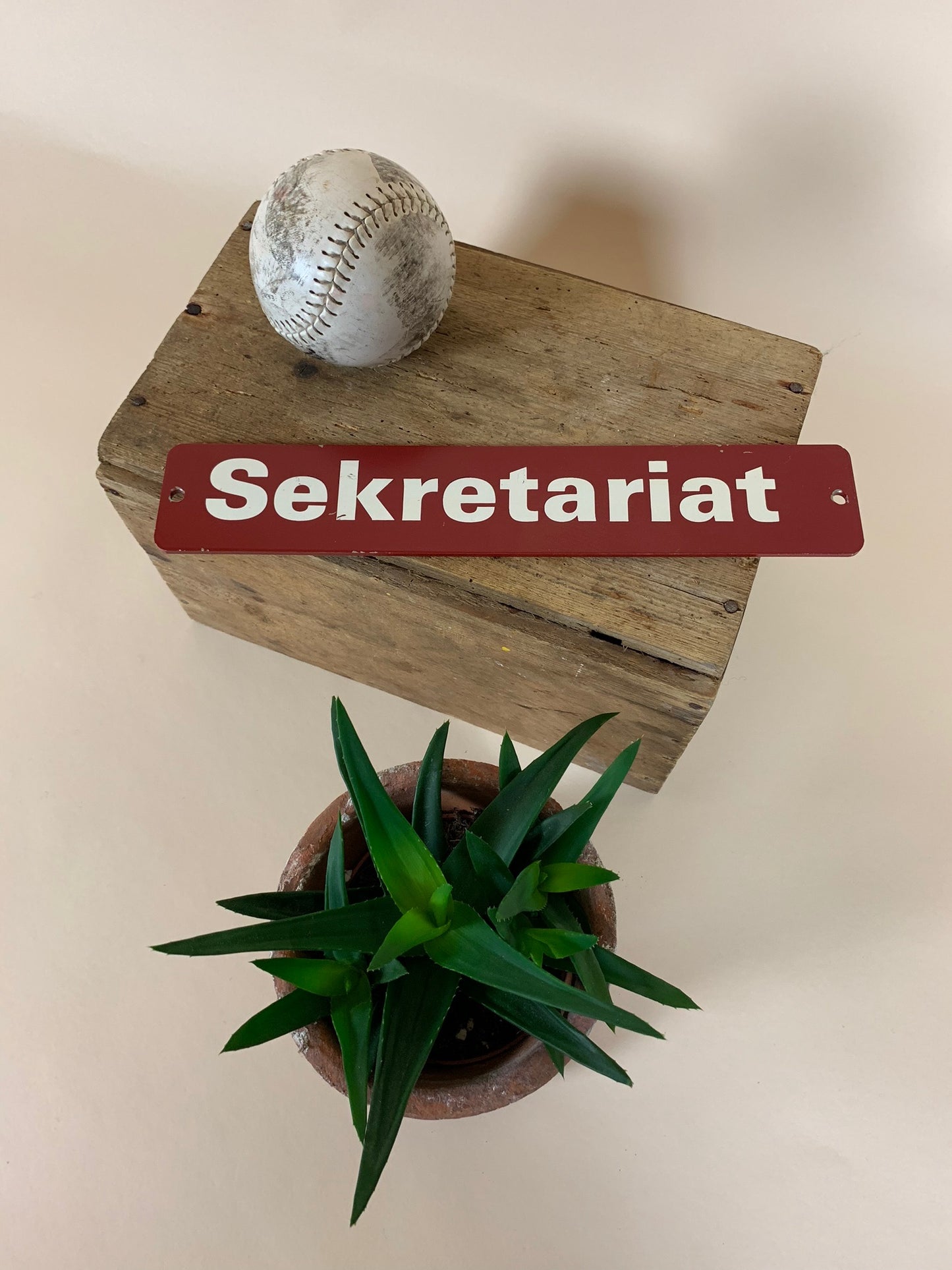 Lustiges Schild - Sekretariat