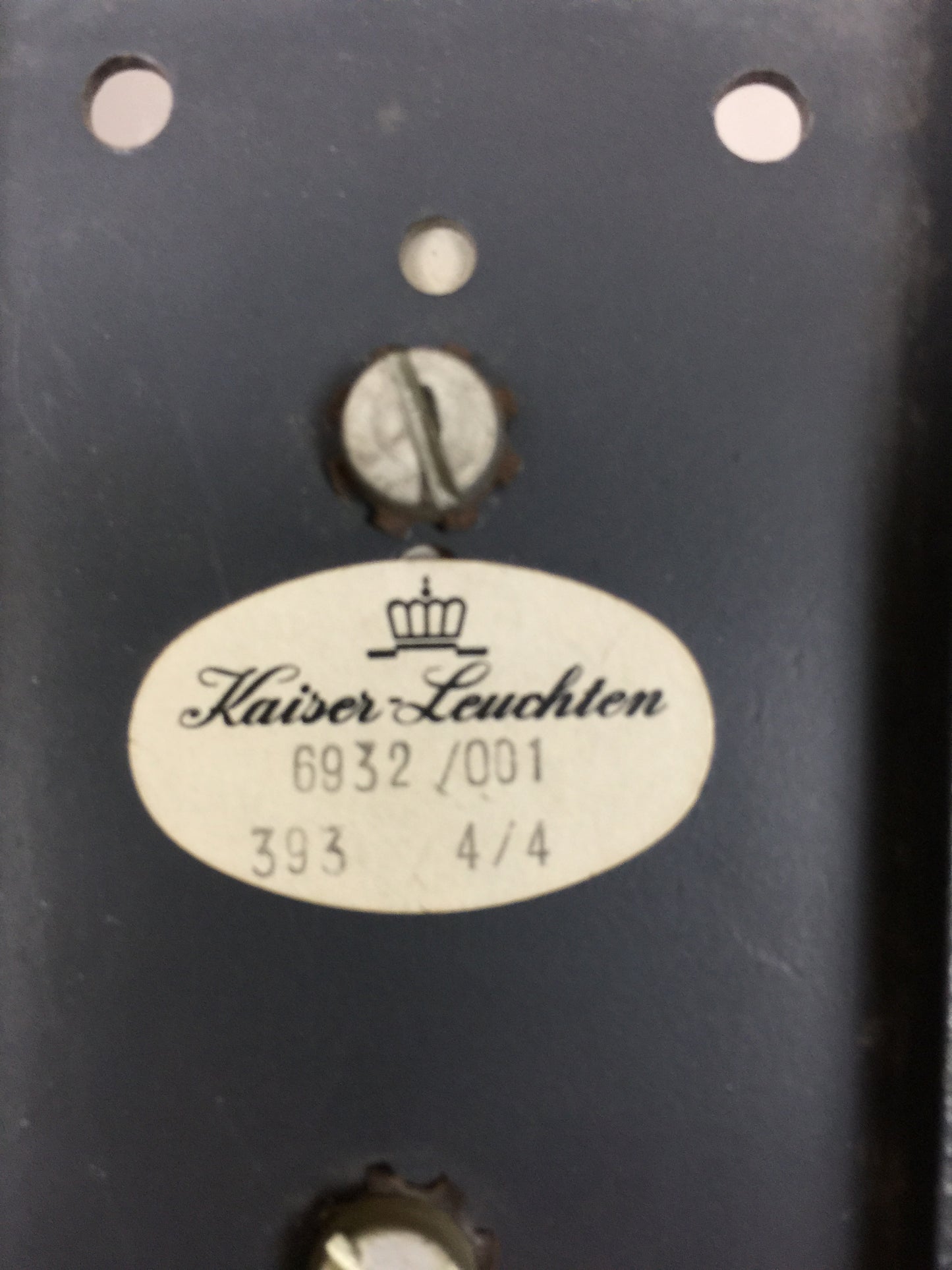 Schöne alte Kaiser Leuchten Lampe