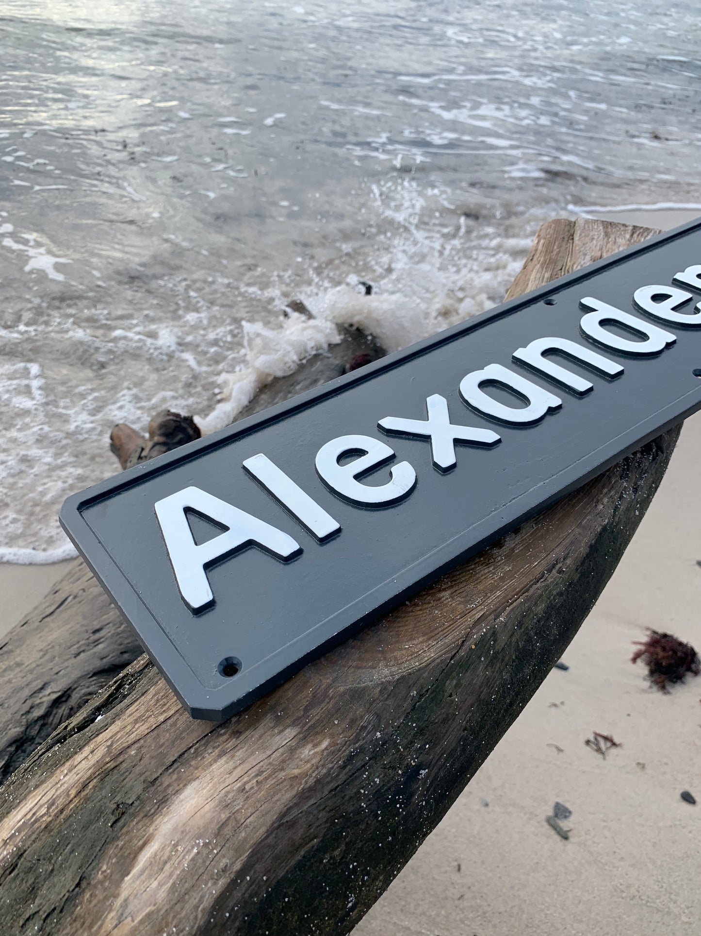 Straßenschild - Alexandervej