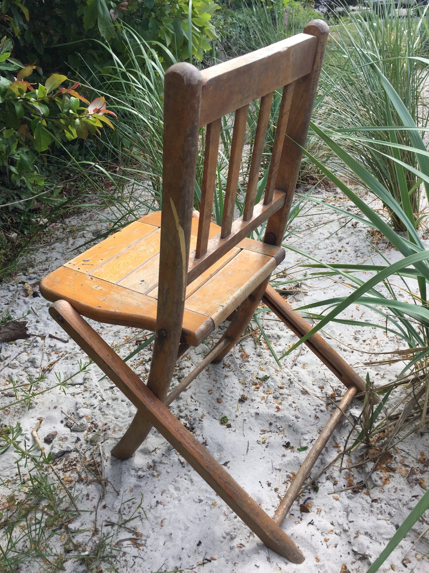 Kinderklappstuhl aus Holz