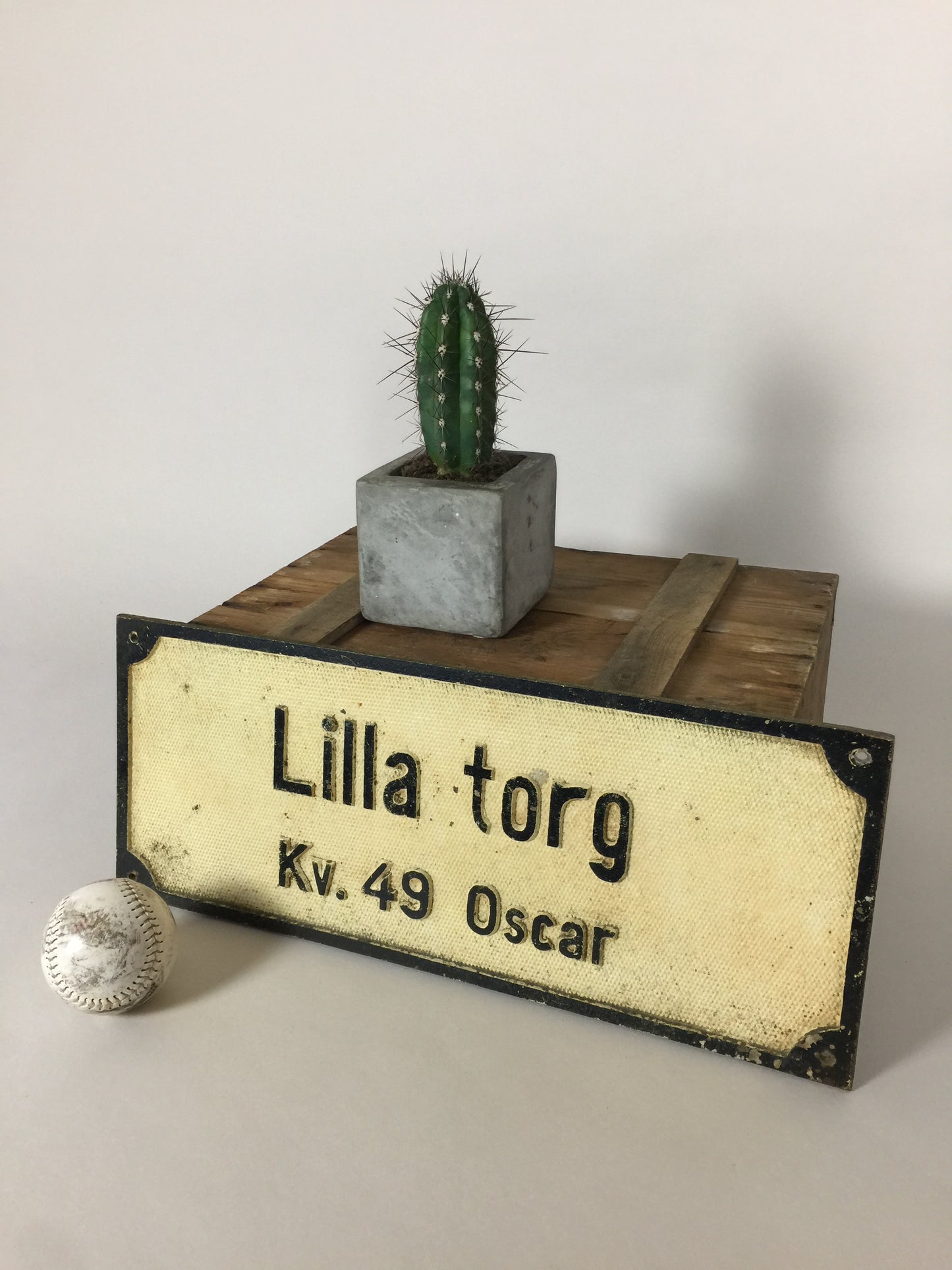 Straßenschild aus Schweden