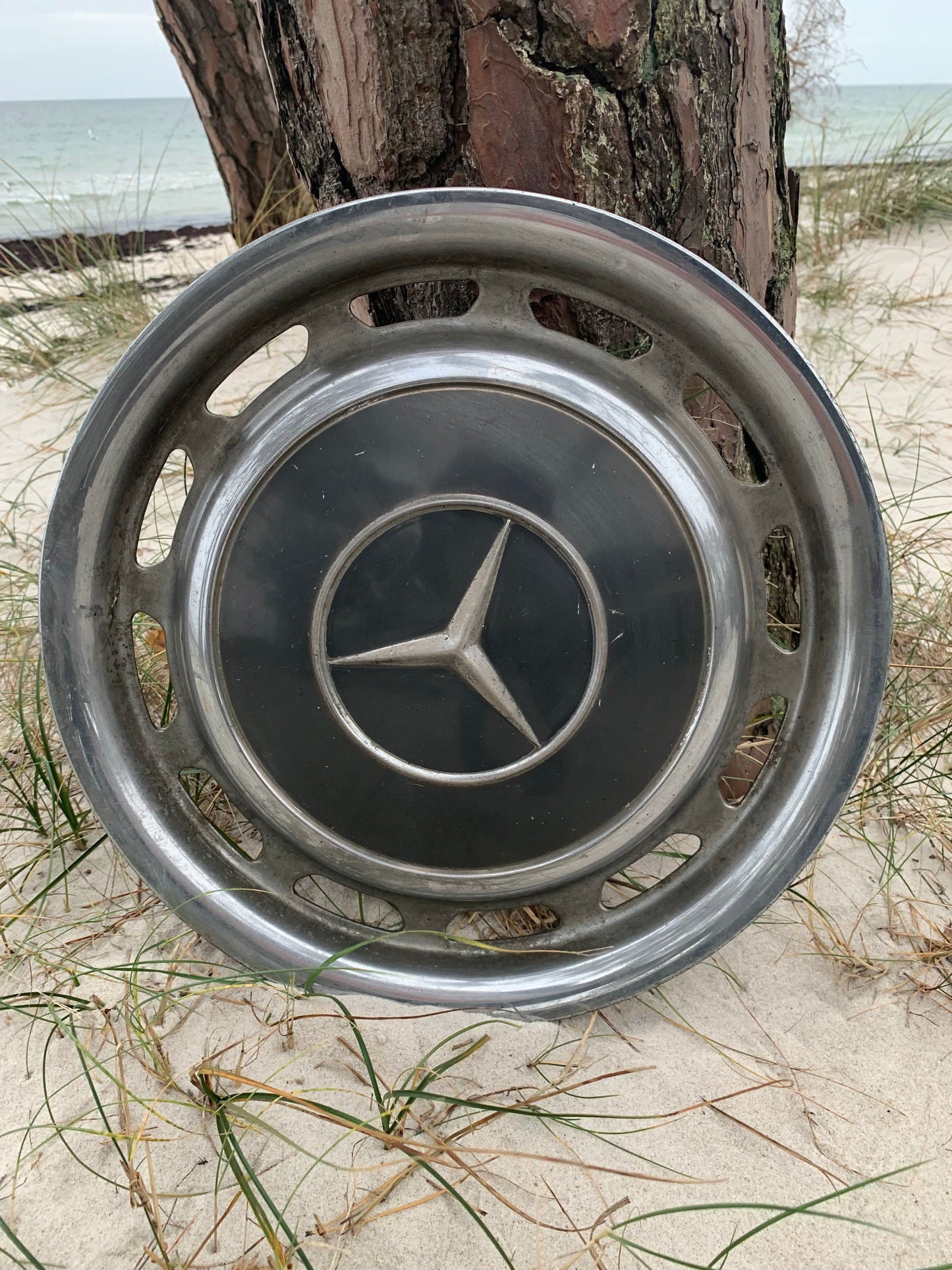 Mercedes Radkappe - Kohlegrau
