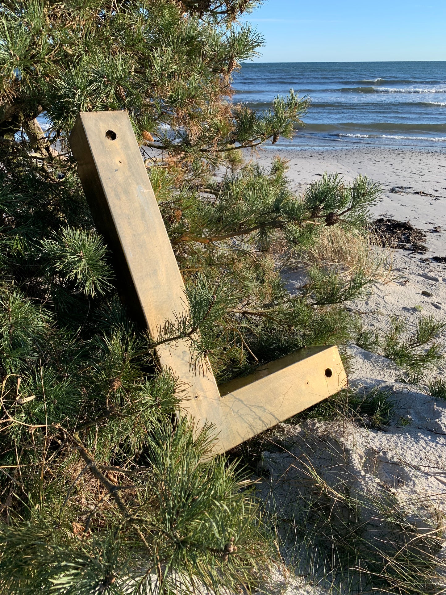 Großbuchstabe L vom Østerbro-Schwimmbad