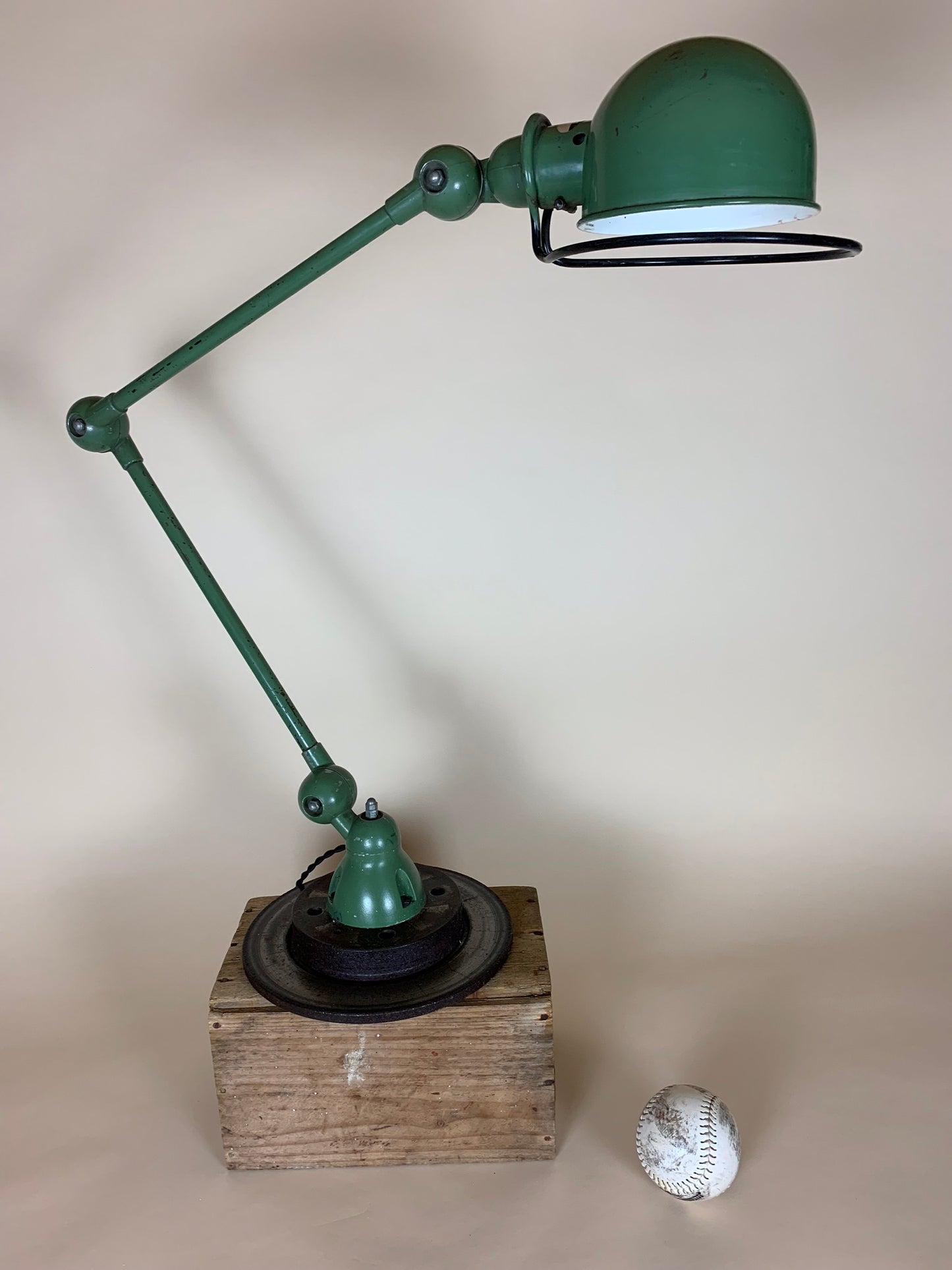 Jieldé Lampe in Grün für Wand oder Tisch