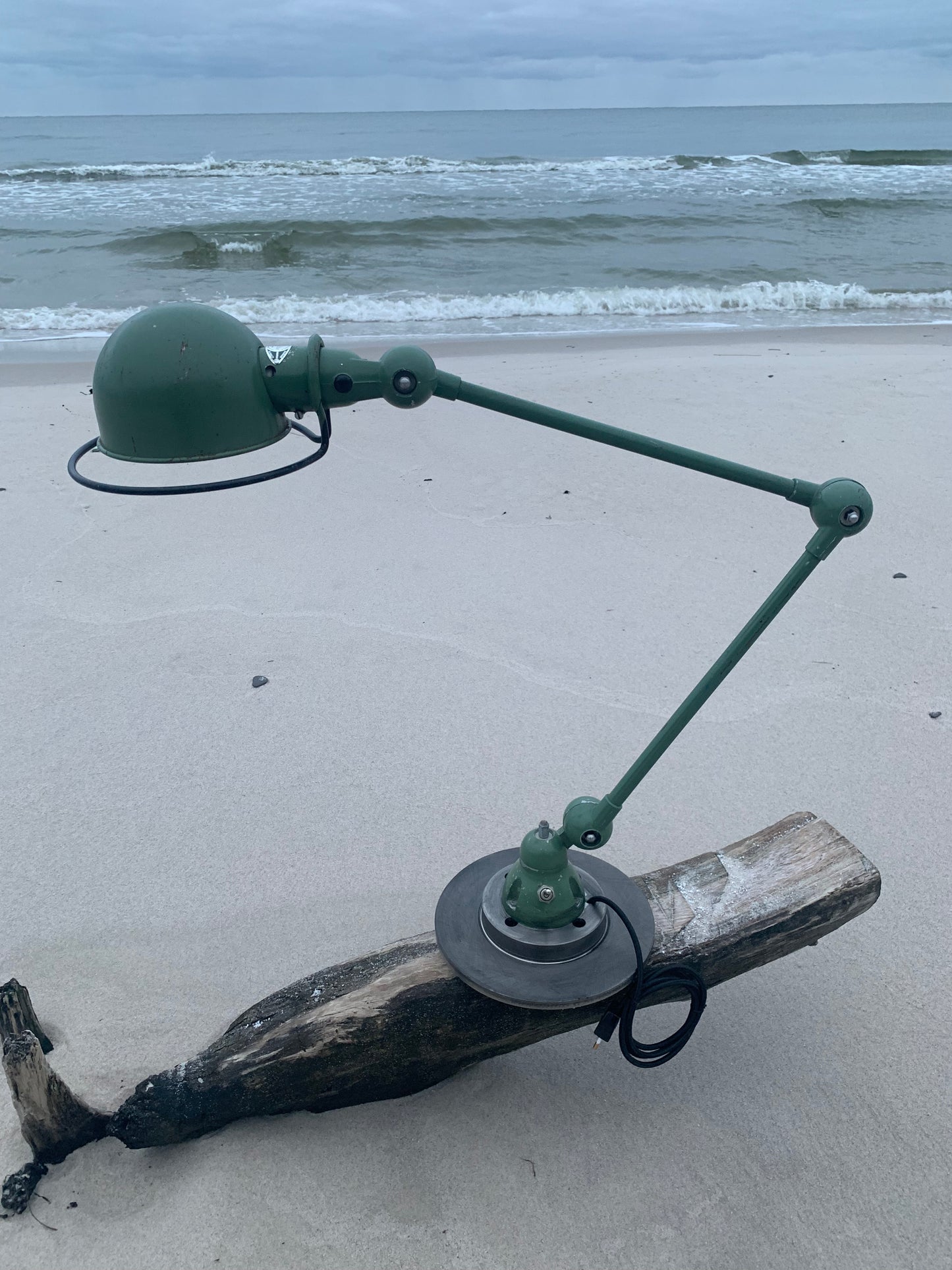 Jieldé Tisch-/Wandlampe mit zwei Armen - Grün