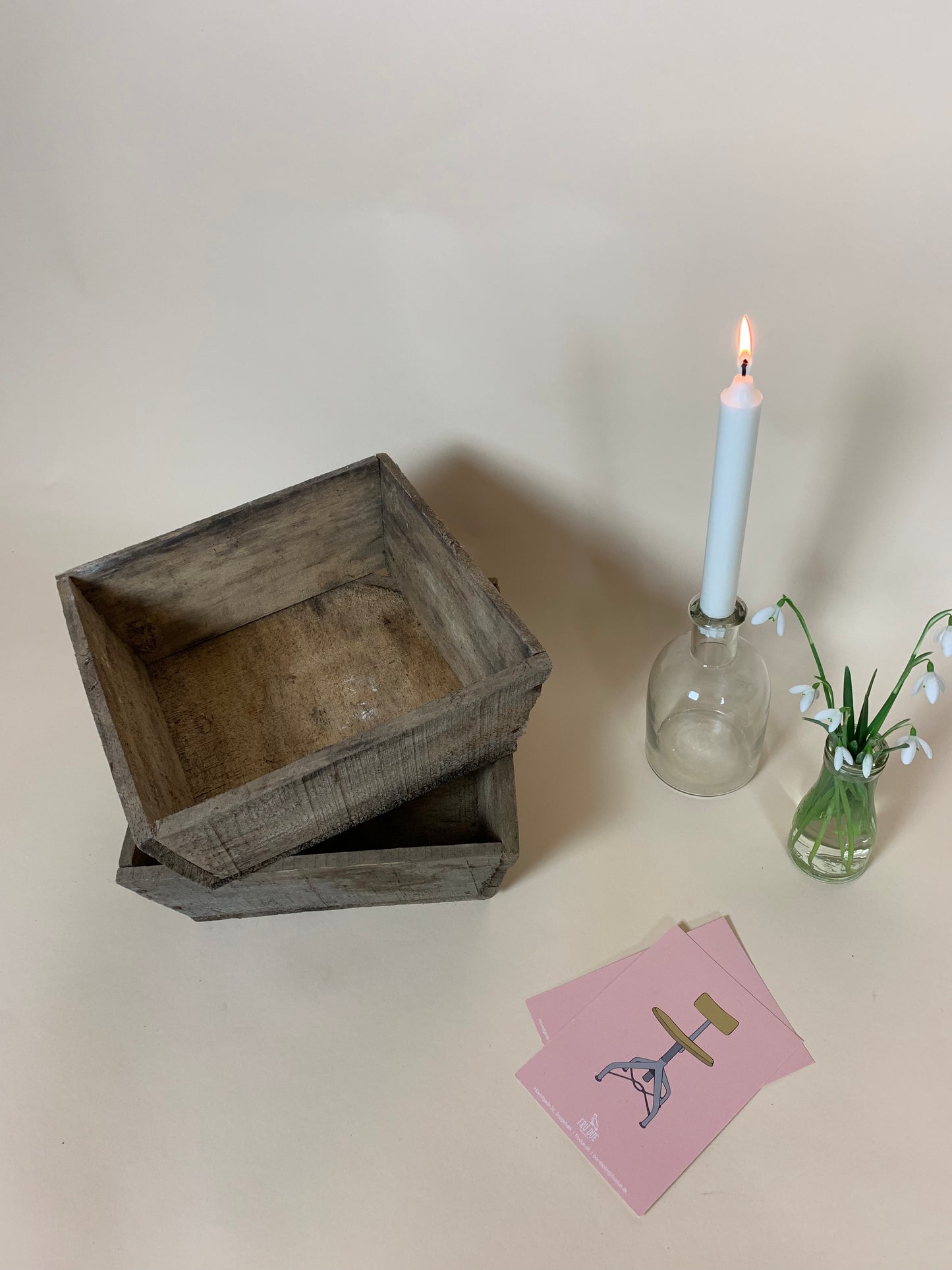 Dekorative Holzkiste - Der Preis gilt pro STCK.