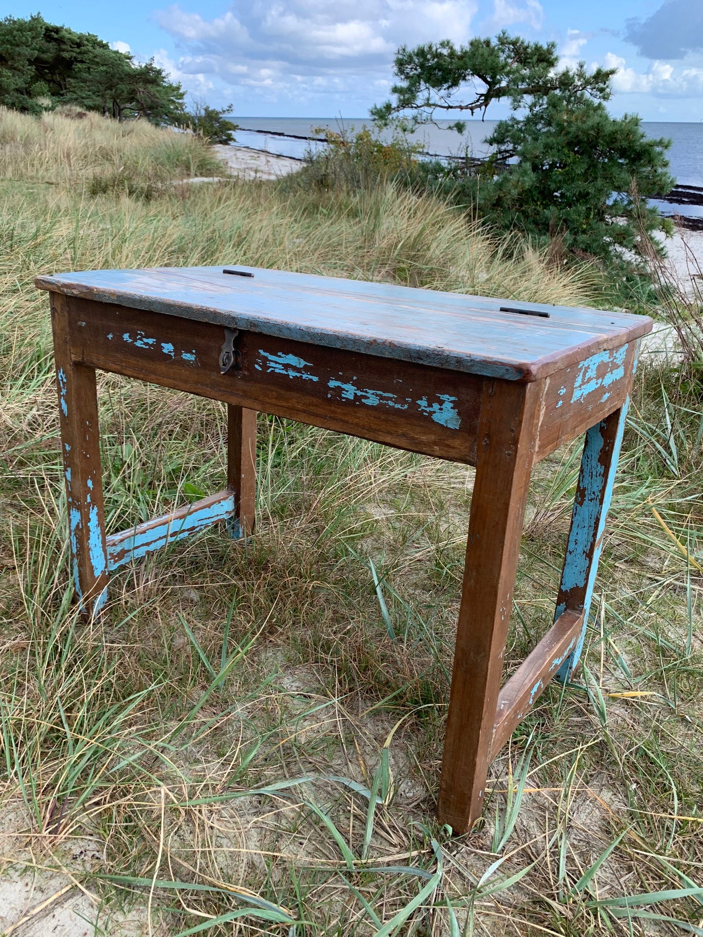 Schulbank mit schönen Details