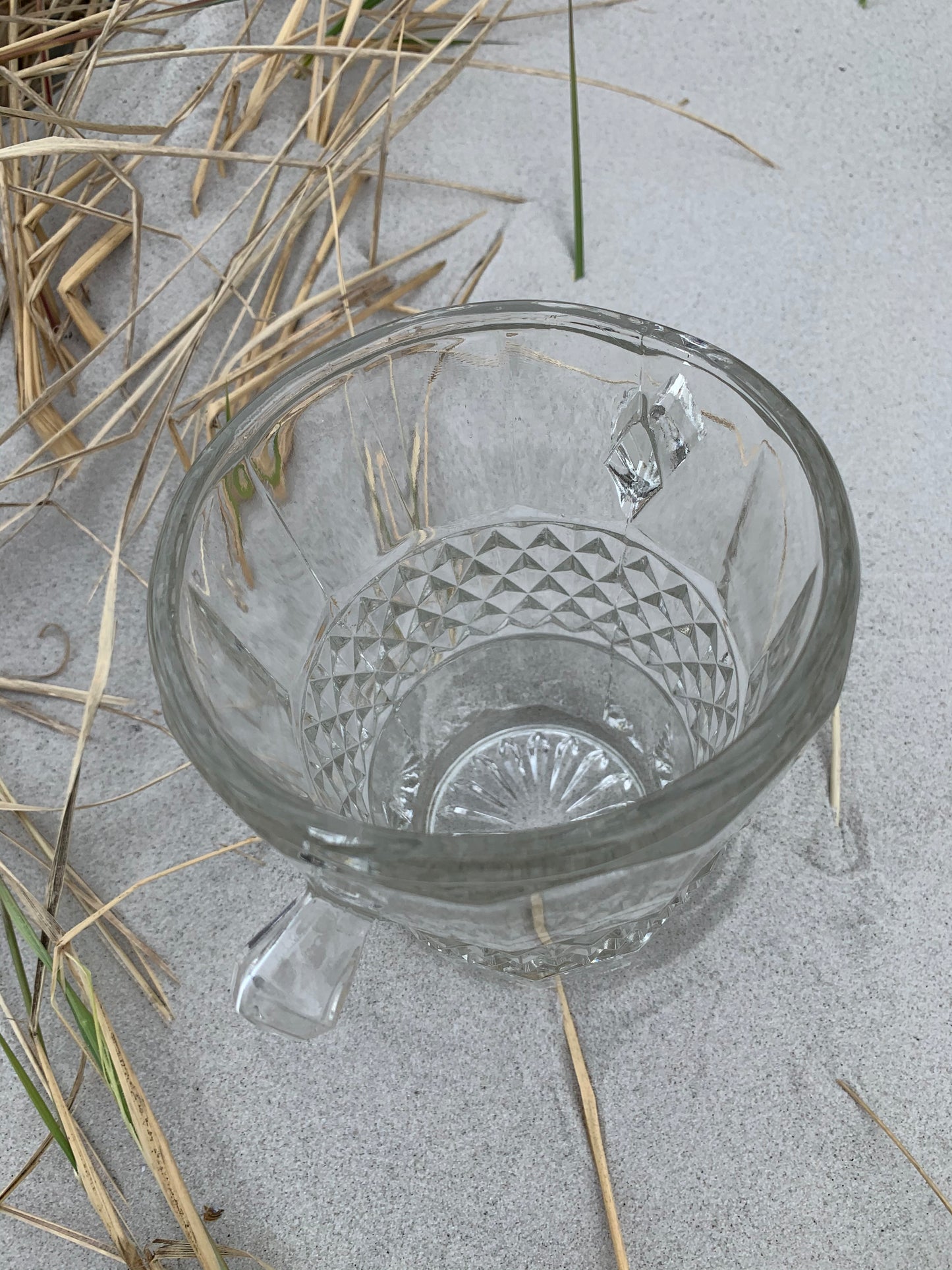 Eiskübel aus Glas mit Muster