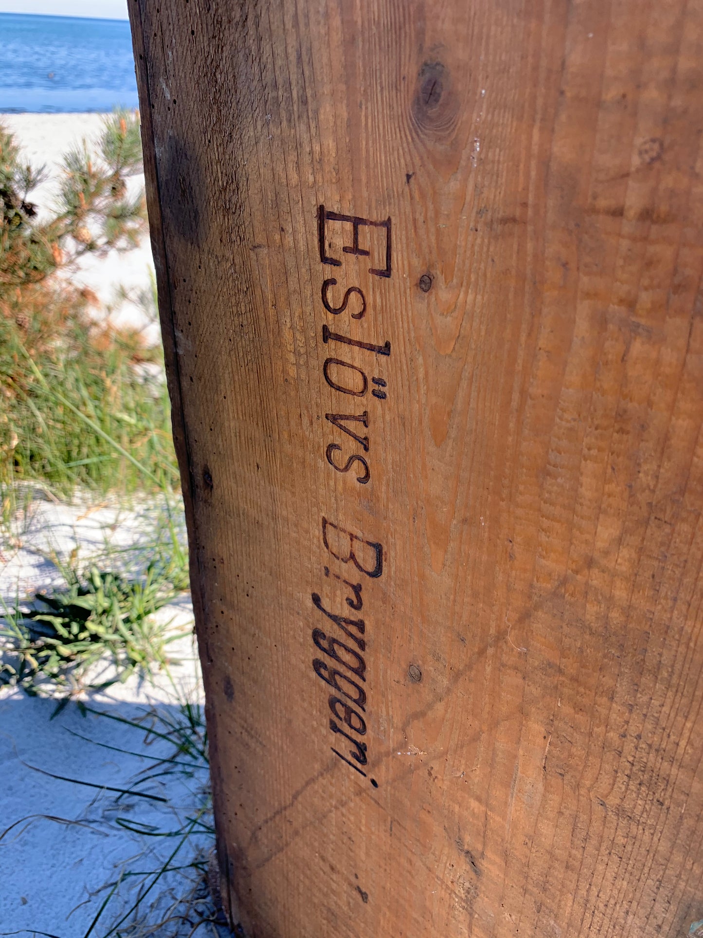 Schöne Holzkiste der Brauerei Eslöv