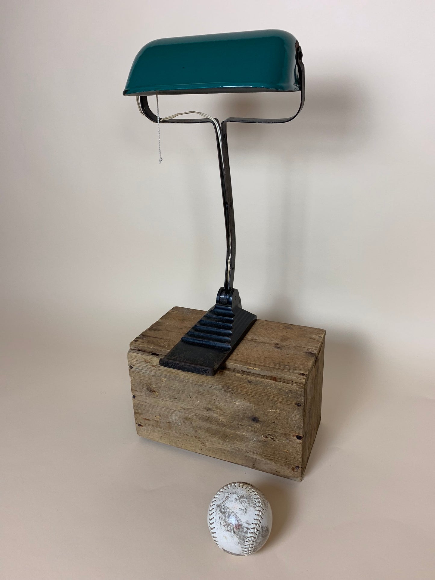 Alte Erpe Schreibtischlampe aus Belgien