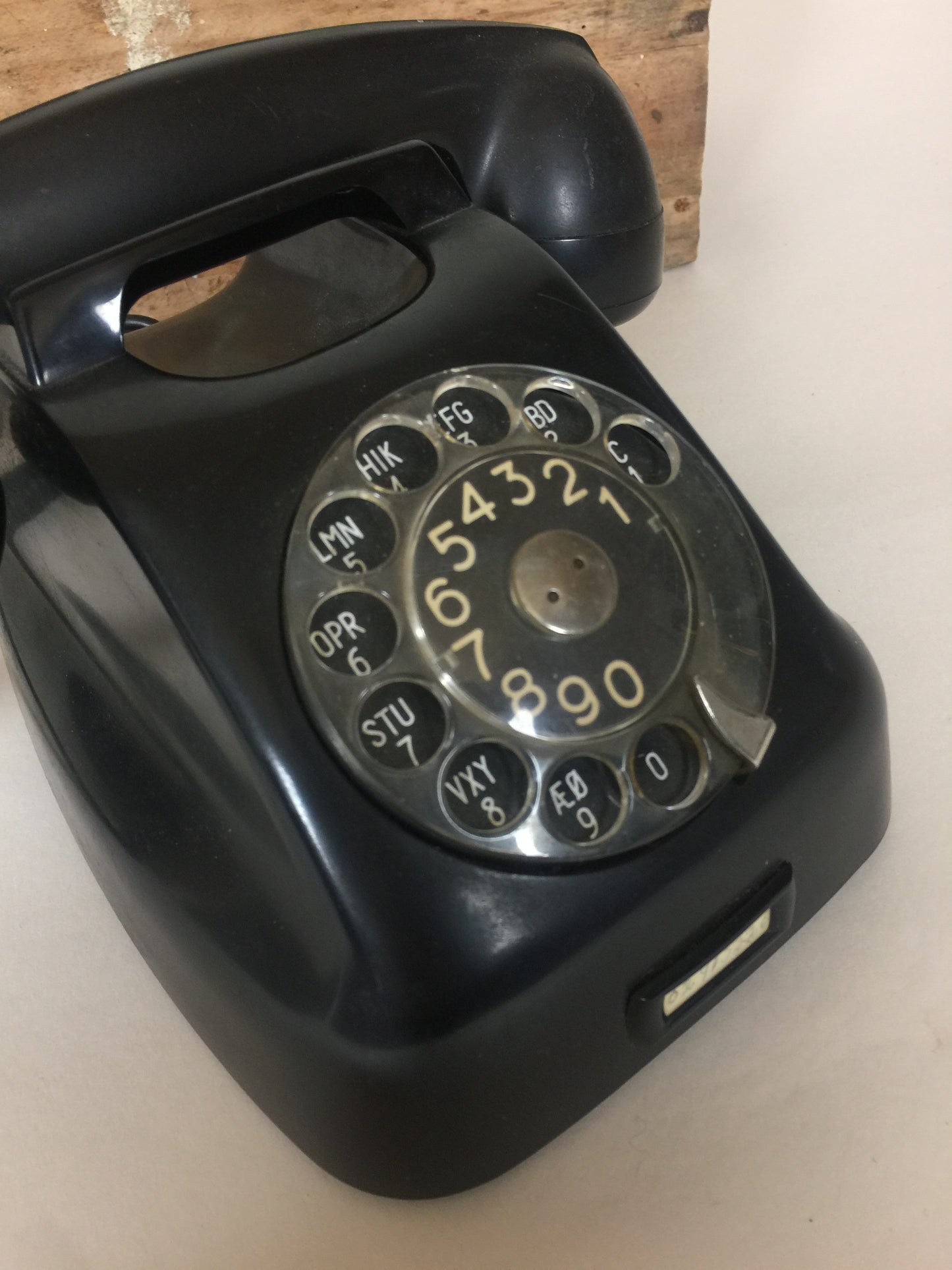Altes schwarzes Telefon