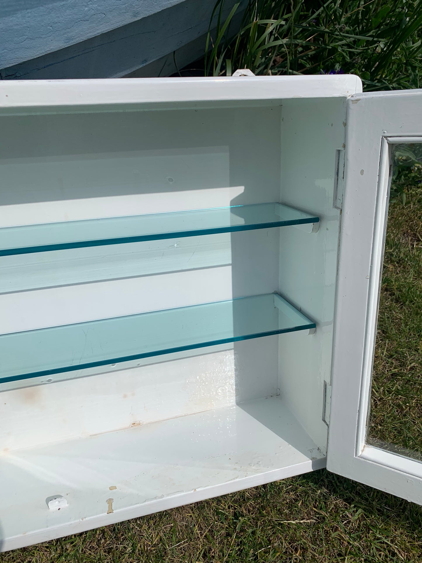 Vitrine mit Glastüren