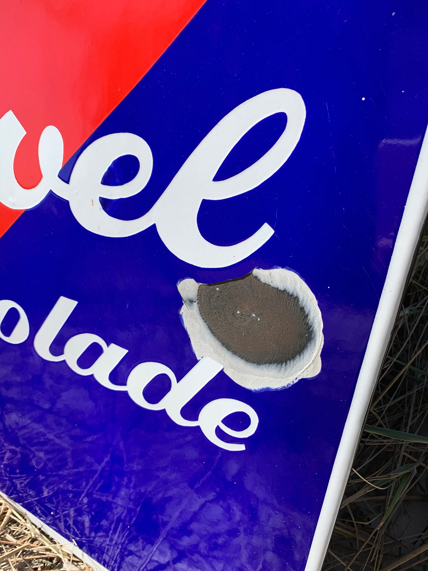 Schönes altes Schild für den Schokoladenliebhaber