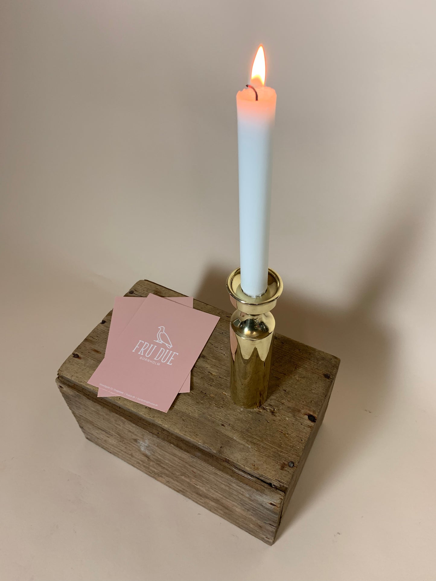 Kerzenständer aus Messing - groß