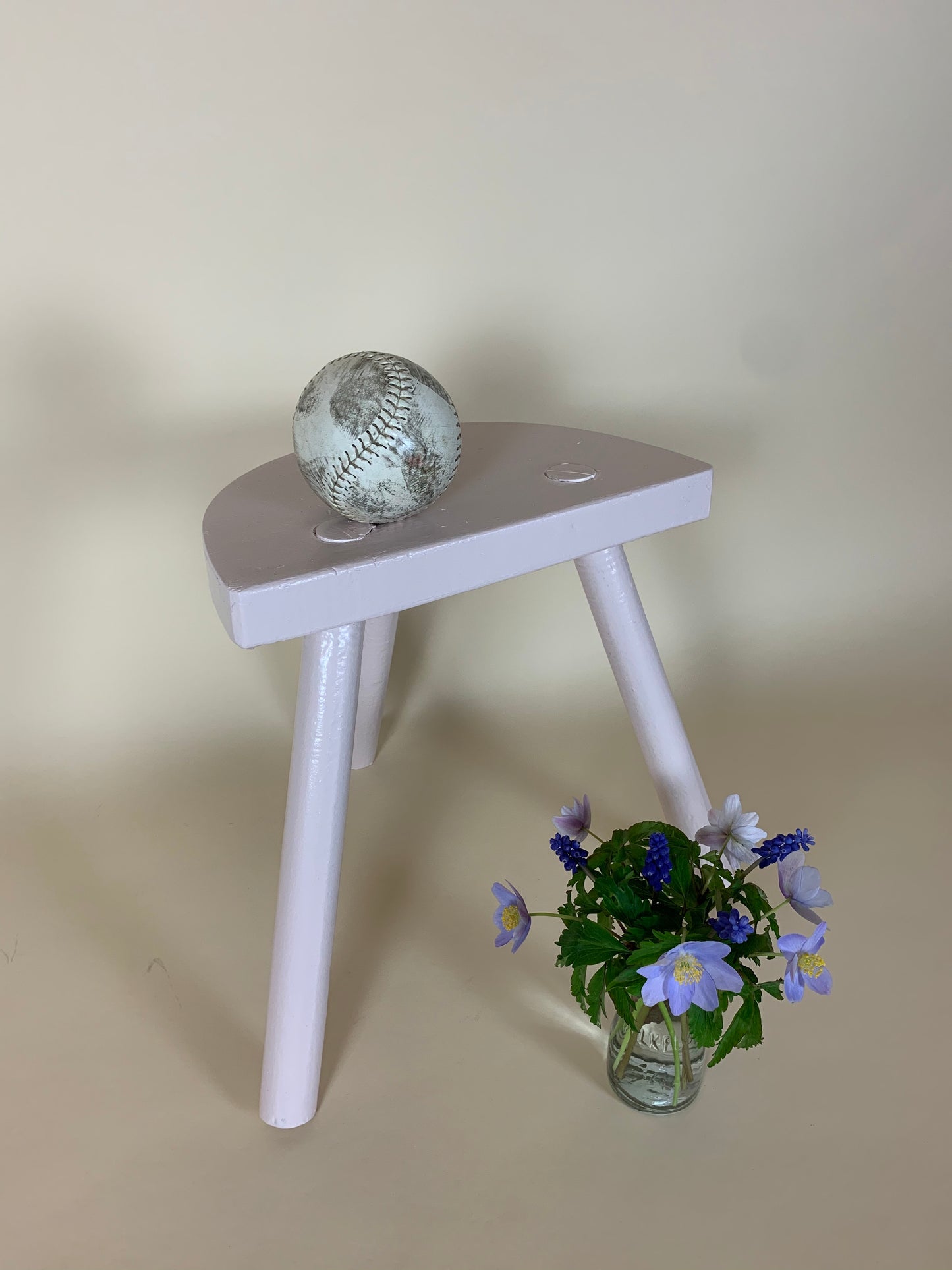 Melkschemel in rosa
