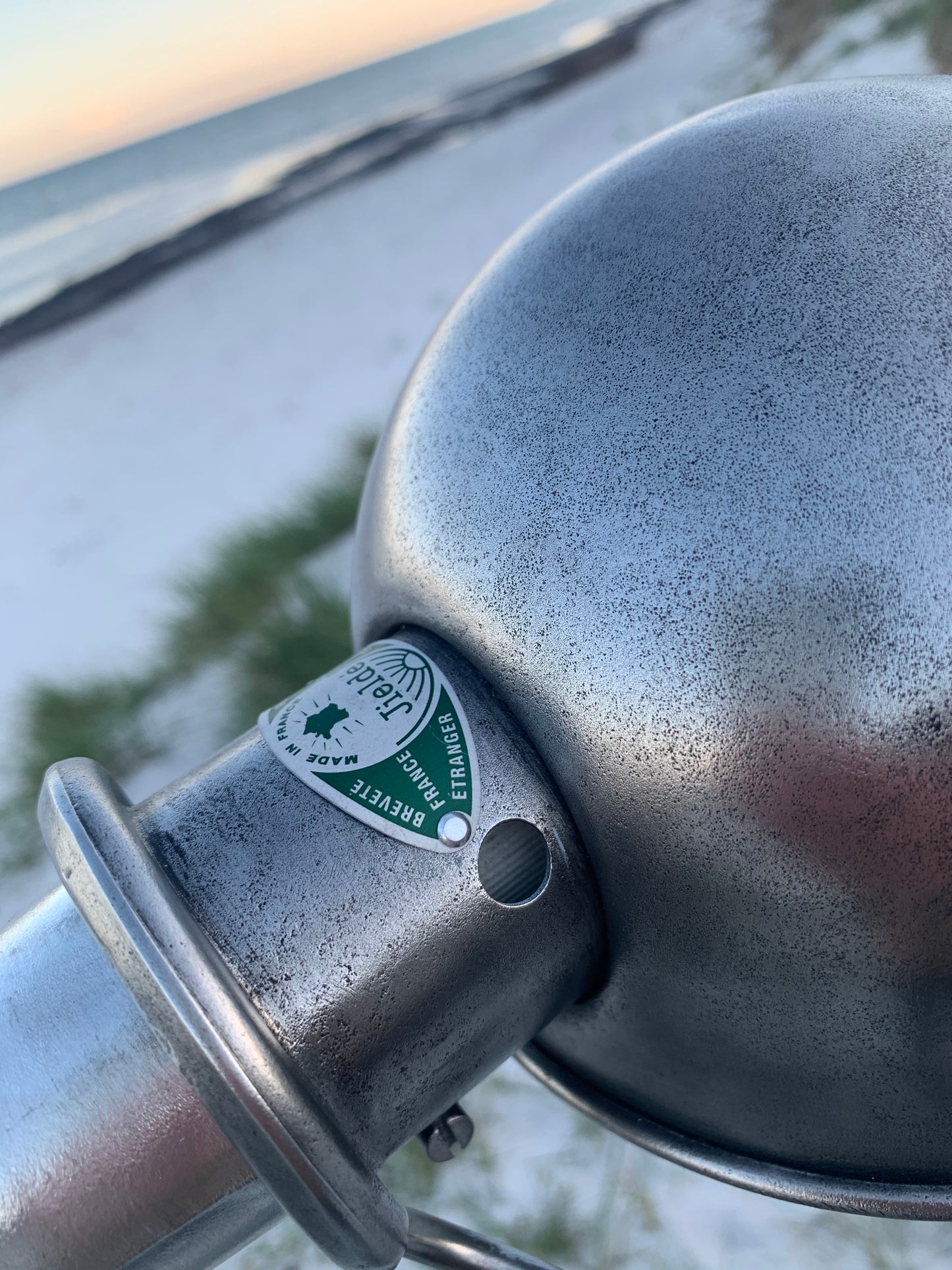 Jieldé Stehlampe mit zwei gebogenen Armen