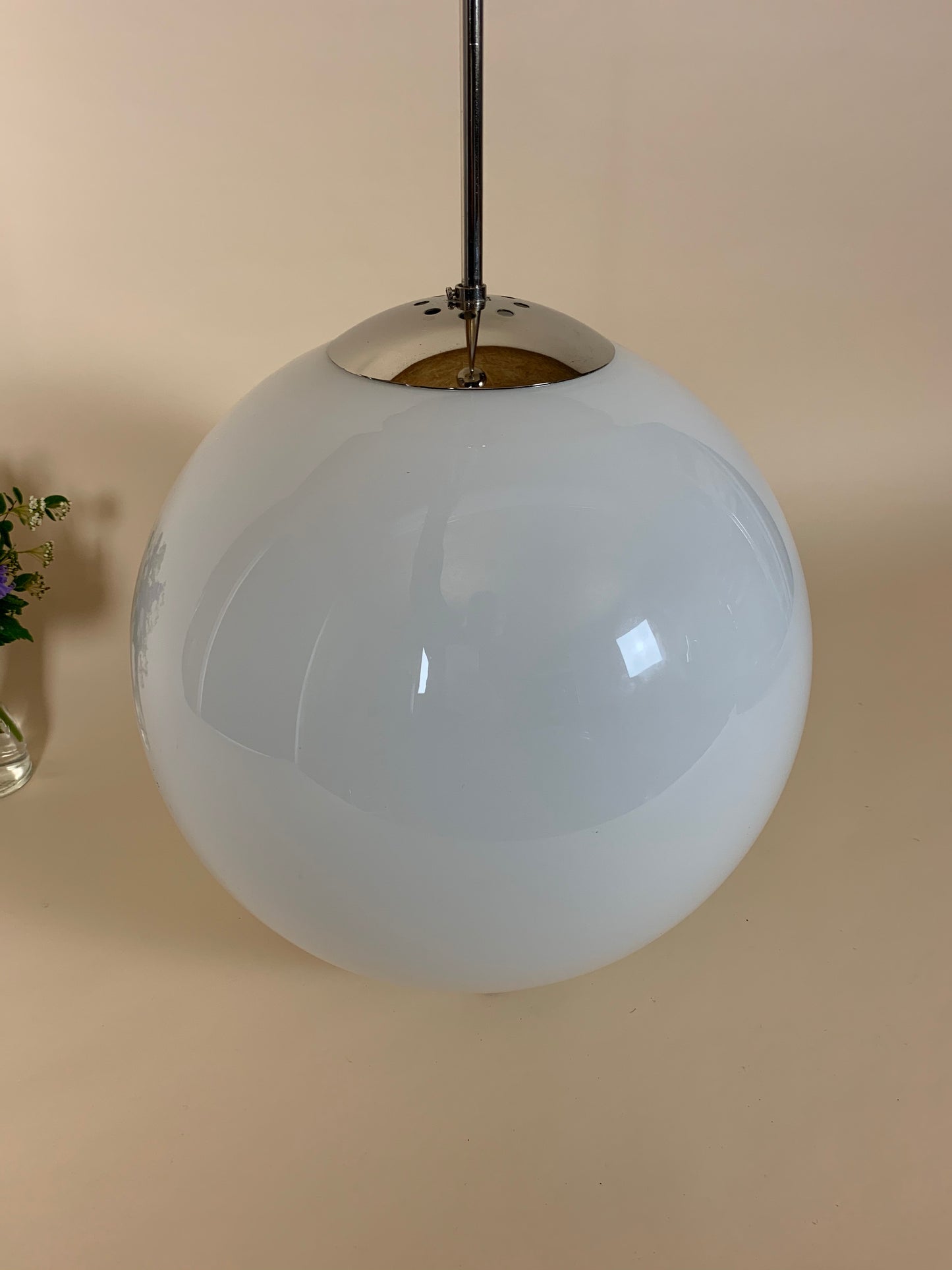 Kuppellampe aus Glas