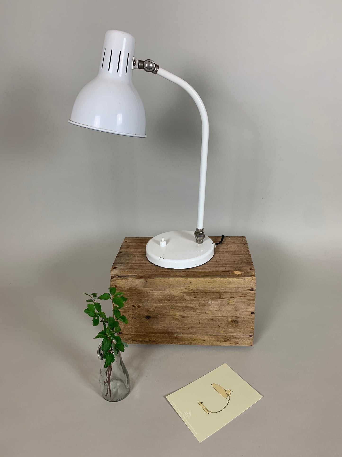 Vintage Lampe - Weiß