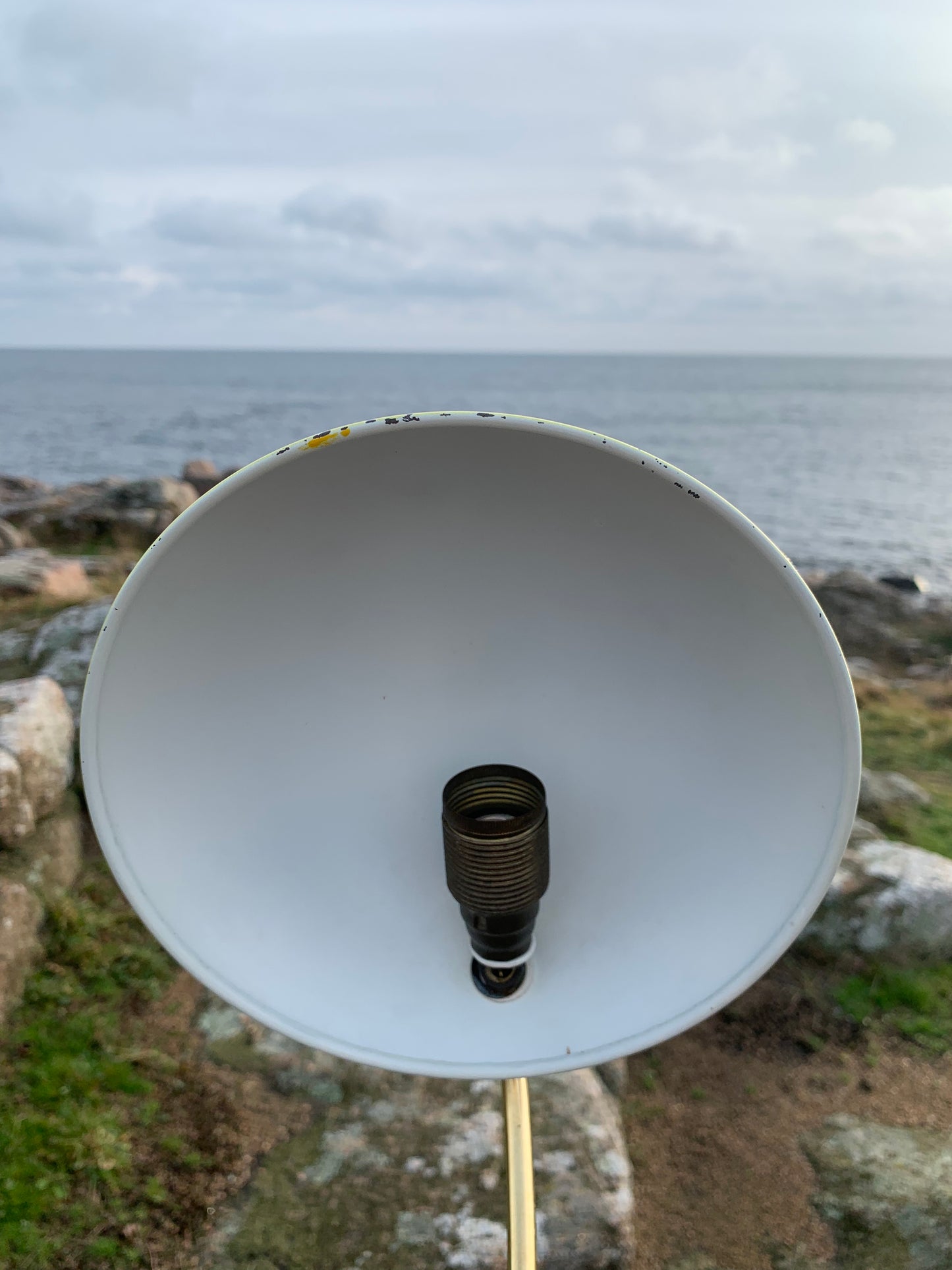 Helo Vintage Lampe - Gelb