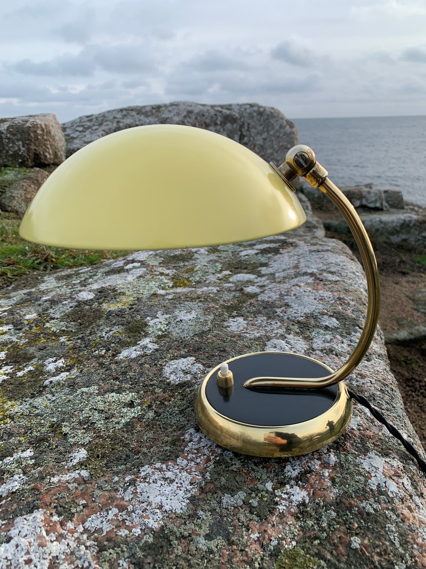 Helo Vintage Lampe - Gelb