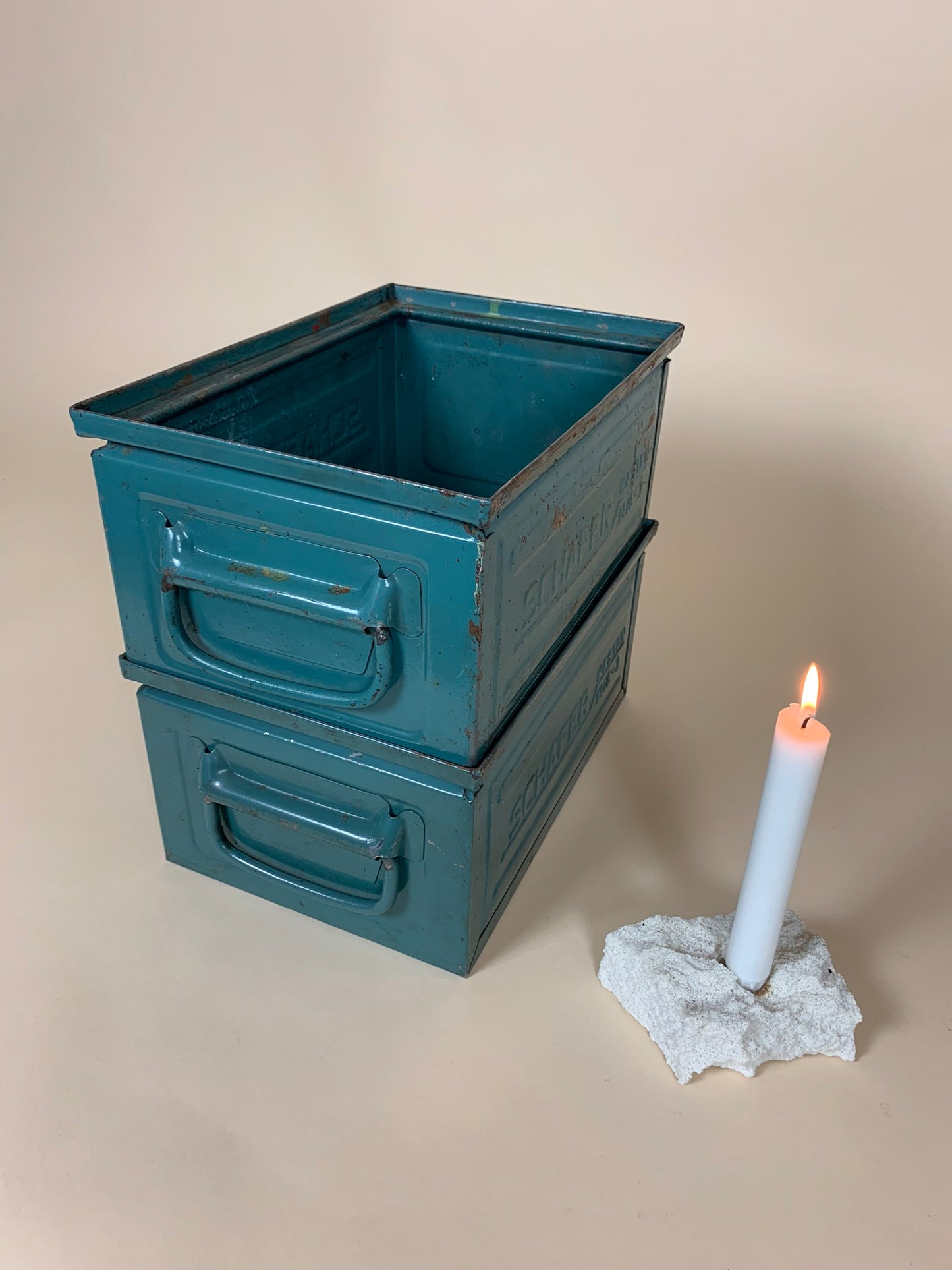 Grüne Metallbox (einzeln erhältlich - der Preis gilt pro Stück)