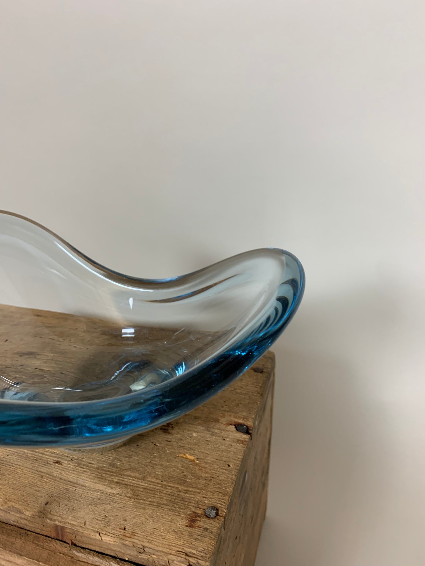 Holmegaard Glasschale - Blau