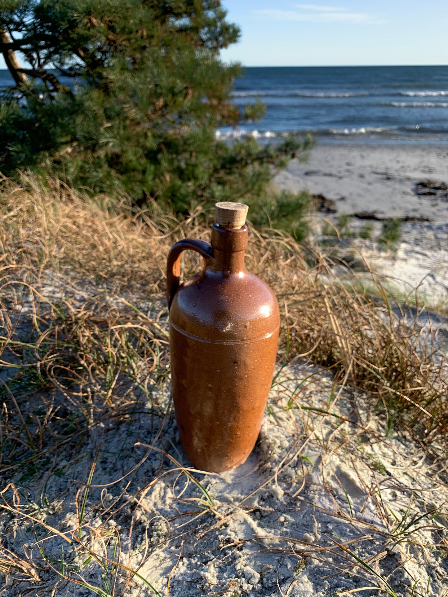 Schnapsflasche oder Kerzenhalter