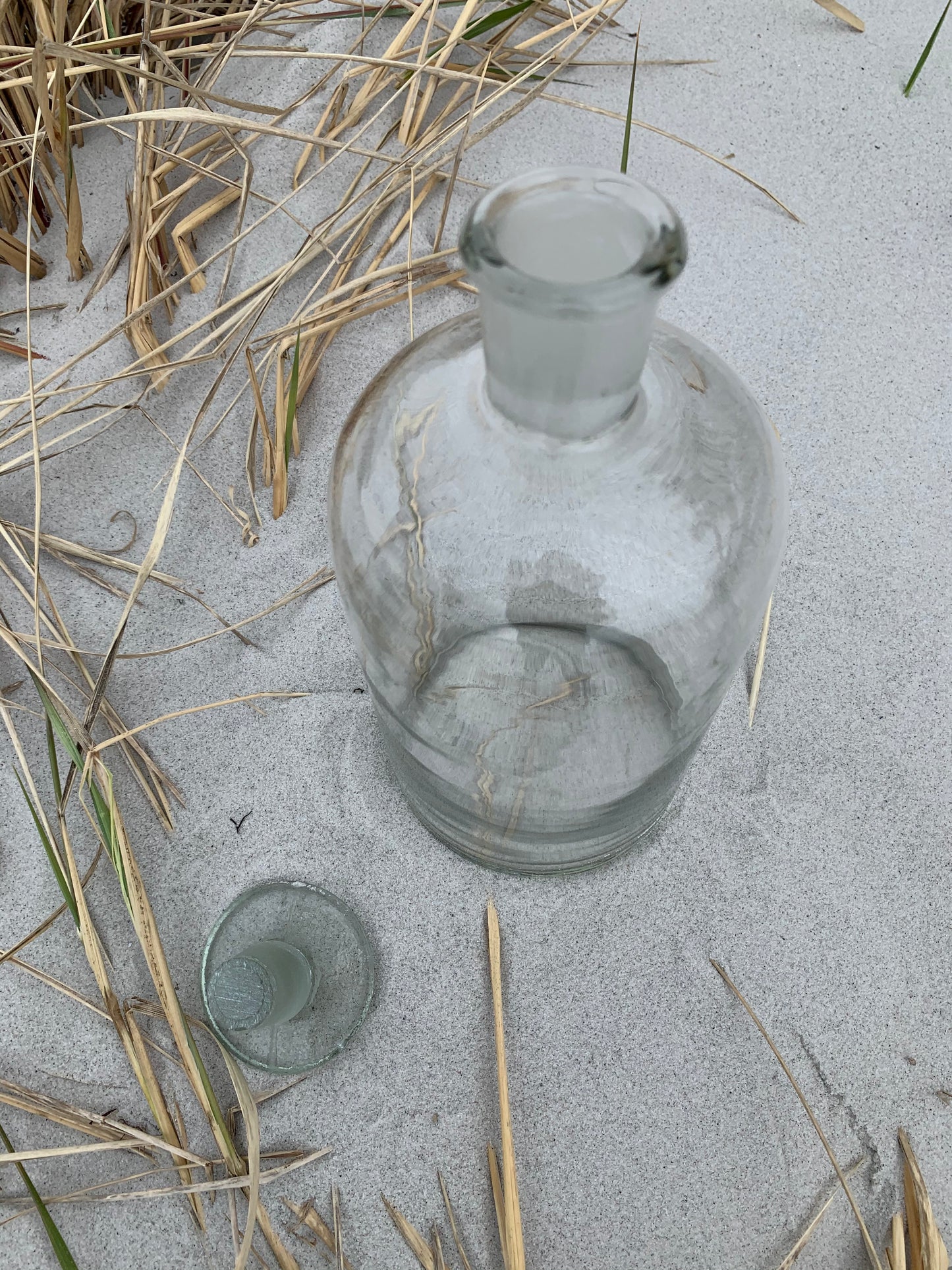 Apothekerflasche aus Klarglas