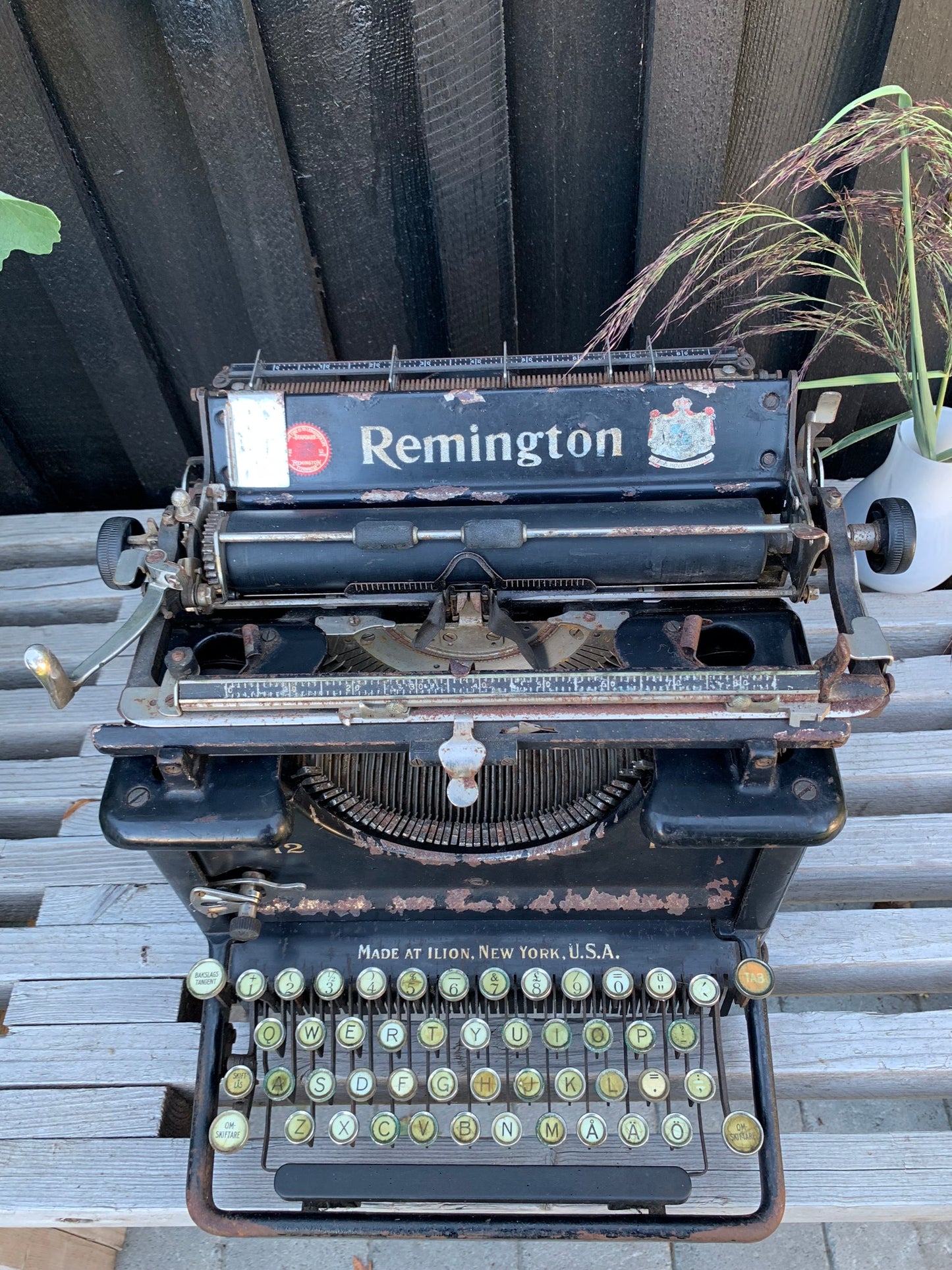 Remington Schreibmaschine mit schöner Patina