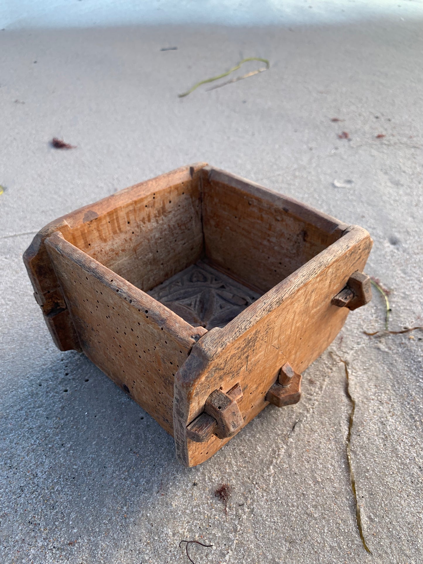 Käseform aus Holz