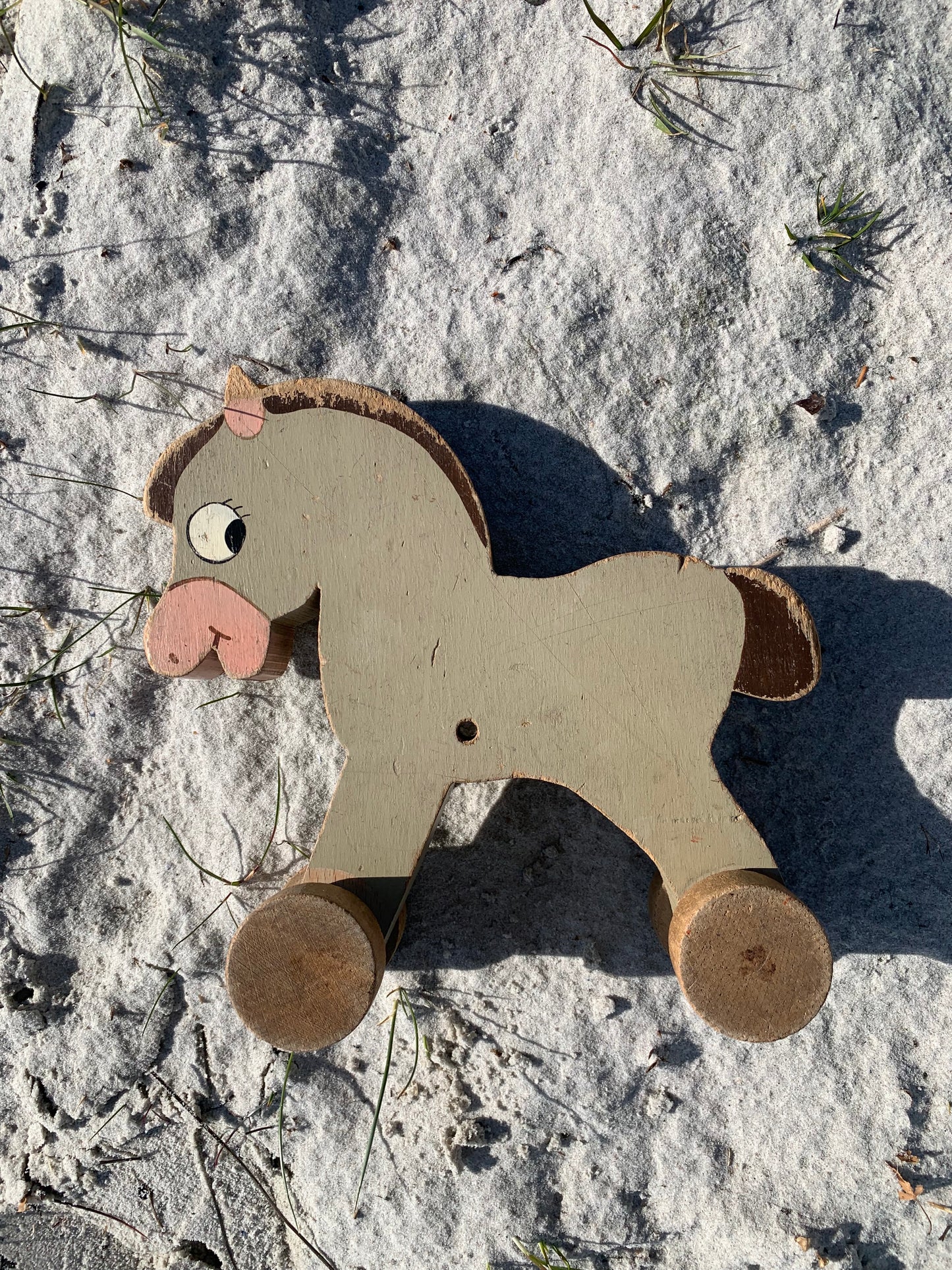 Altes Spielzeugpferd