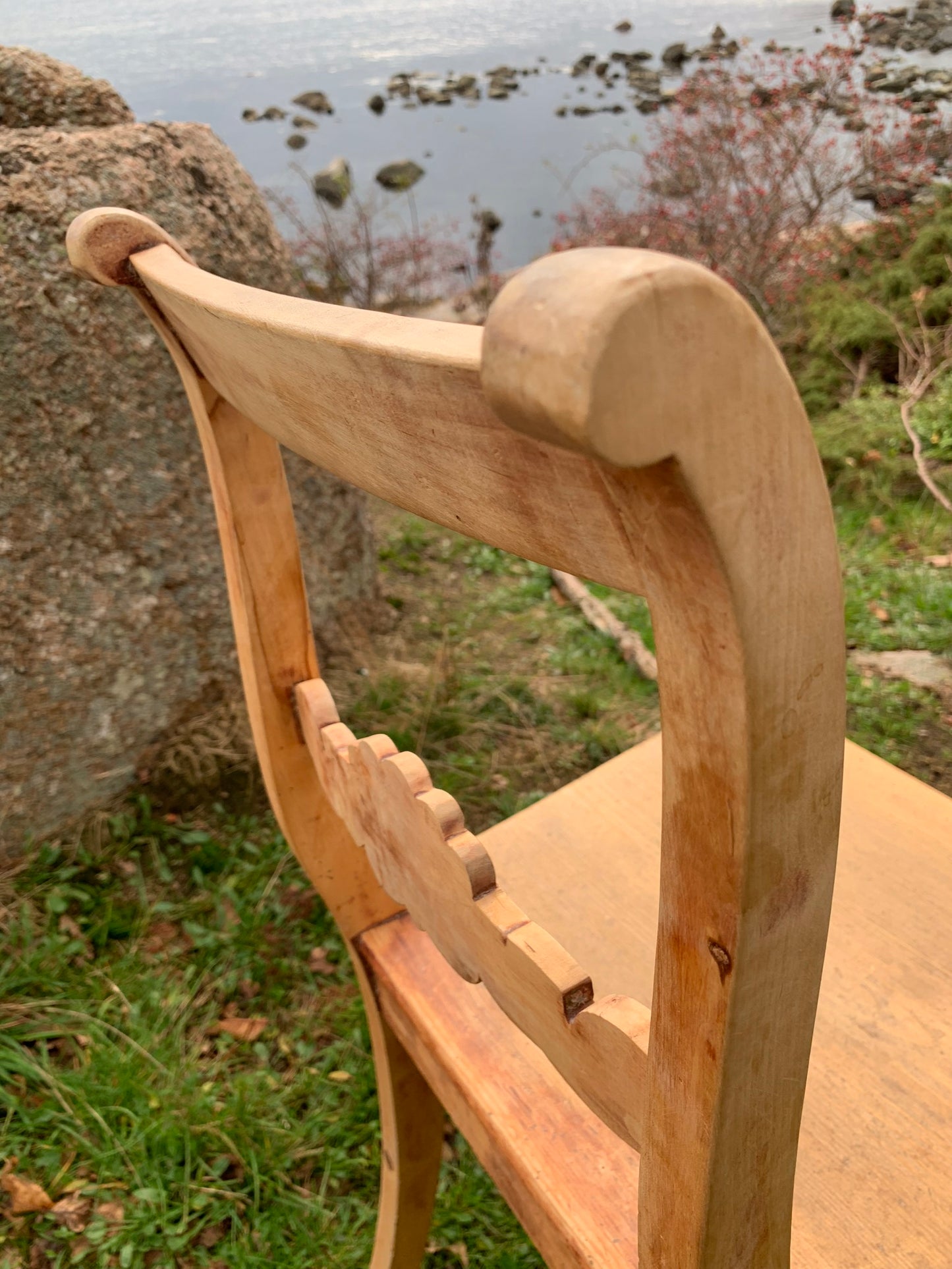 Schwedischer Holzstuhl