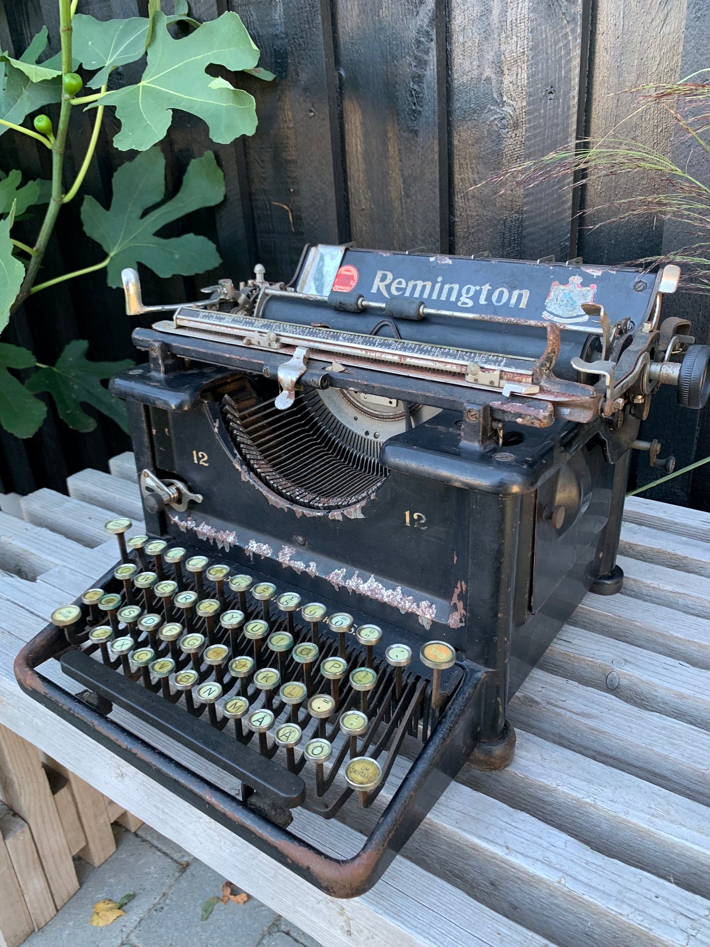 Remington Schreibmaschine mit schöner Patina
