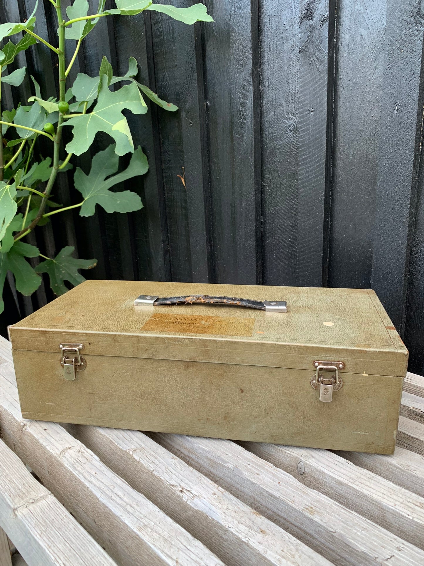 Box mit kleinen Fächern innen
