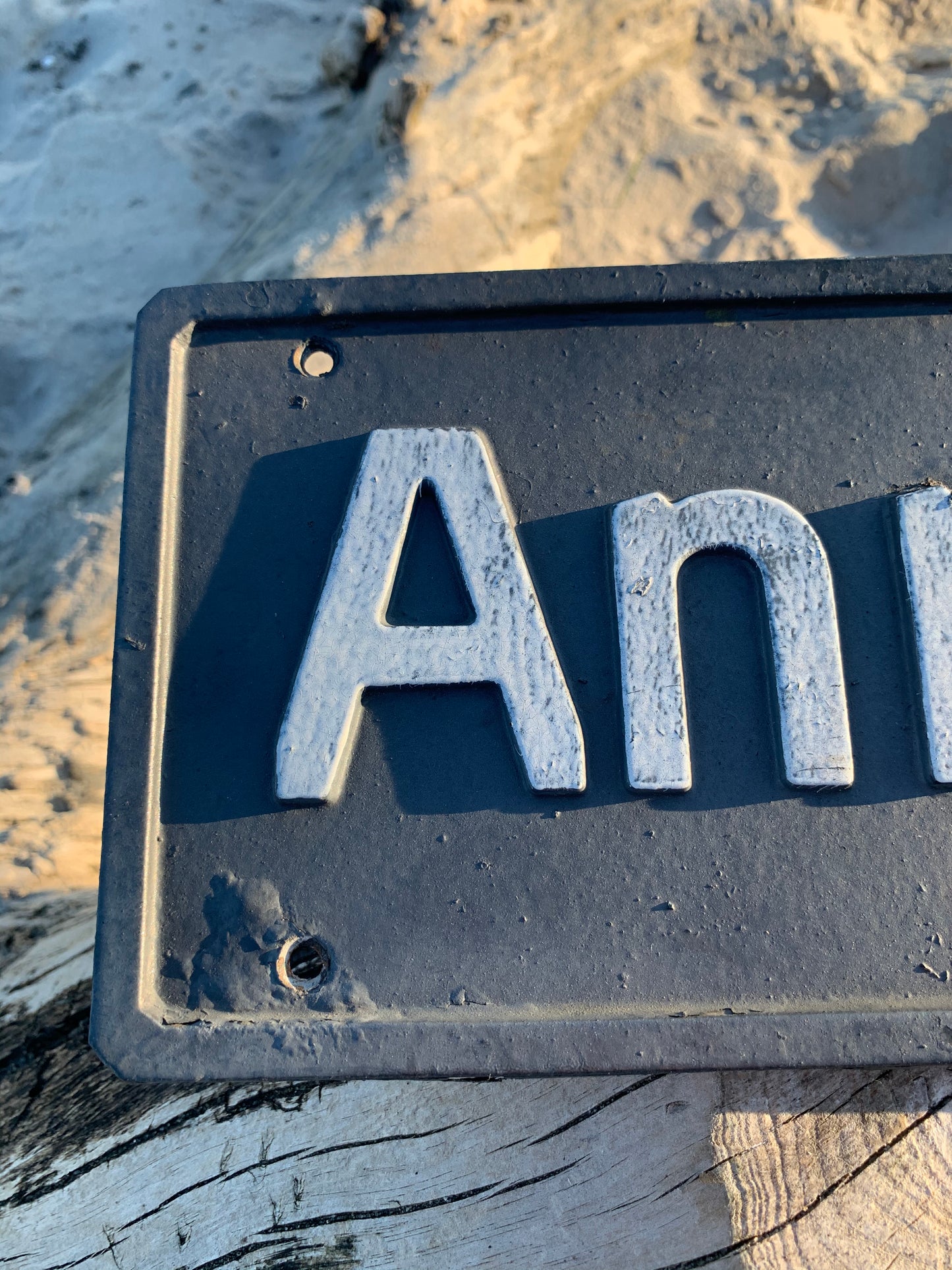Straßenschild - Annettevej